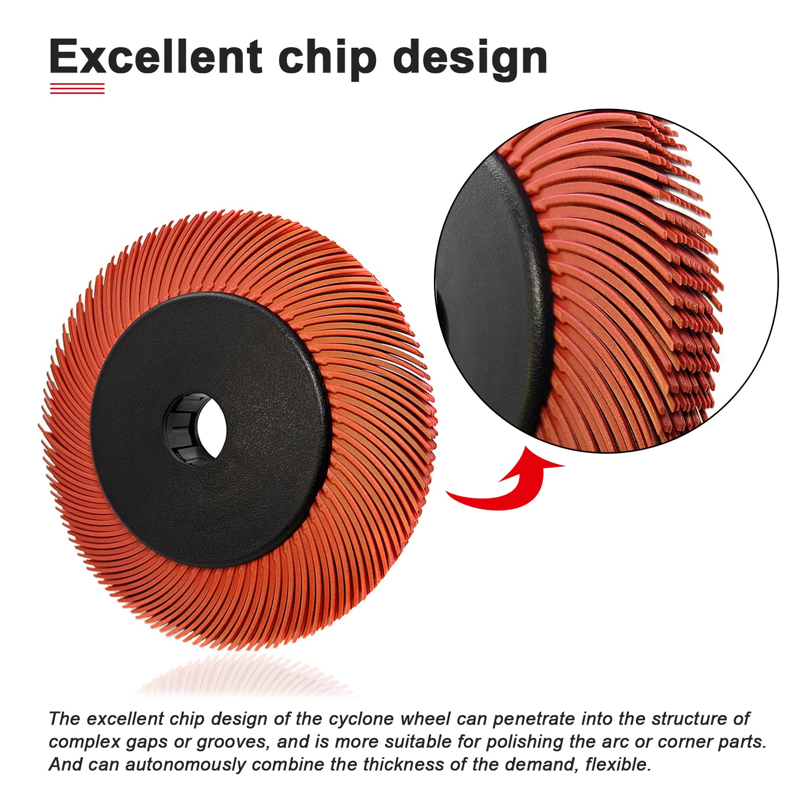 Radial Bristle Brush - Polishing & Deburring -6