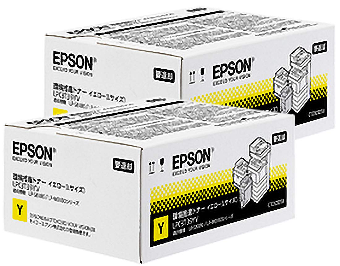 Amazon | エプソン LPC3T38YV 環境推進トナー イエロー Mサイズ 2本