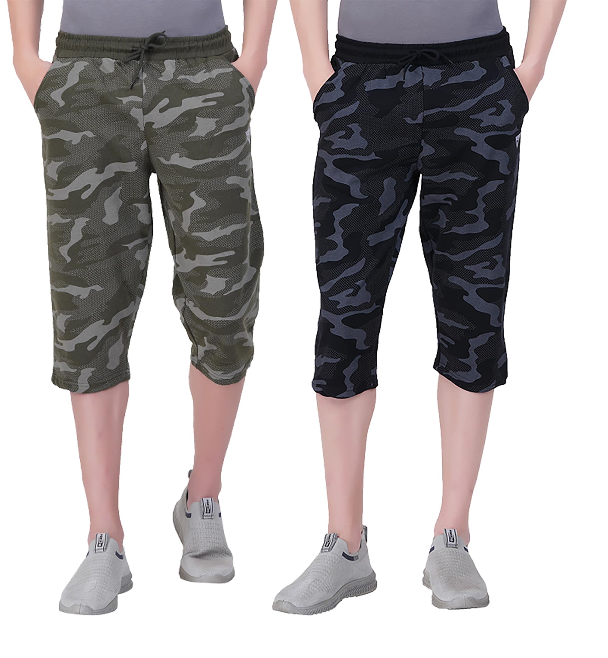 Mens Kemino Capri or 3/4th(Pack of 2)-image-7