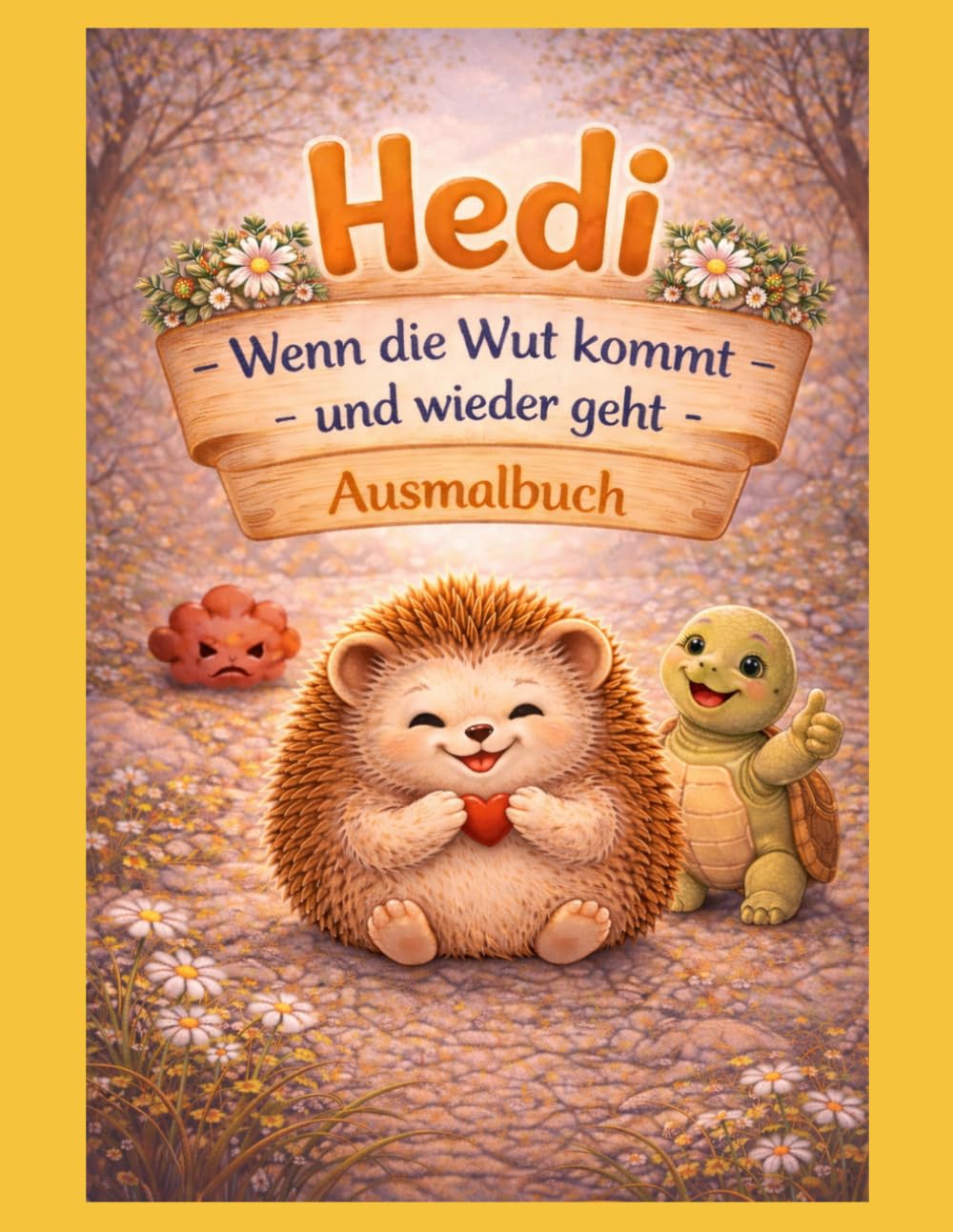 Hedi der kleine Igel – Mein Gefühle-Ausmalbuch (Hedi der kleine Igel – Gefühle verstehen, stark werden)