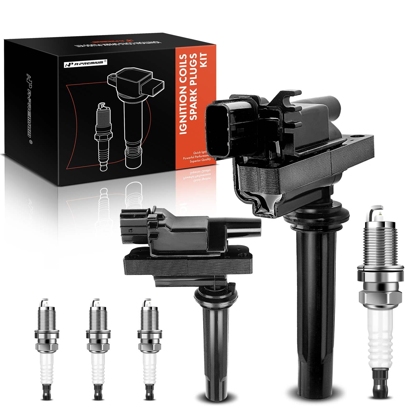 Amazon.com: A-Premium 2x Ignition Coil Pack and 4x Iridium Spark