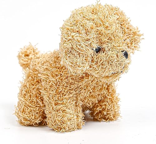 Miniatura 2 de Anboor Pequeños animales de peluche 4.8 pulgadas lindo cachorro de peluche con llavero para recuerdos de fiesta jardín de infantes, 1 perro
