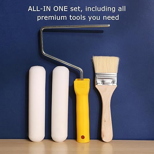 Miniatura 4 de Kit de pintura para encimera de mármol blanco (incluye resina epoxi), blanco carrara, cubre hasta 35 pies cuadrados, juego todo en uno, para mármol,