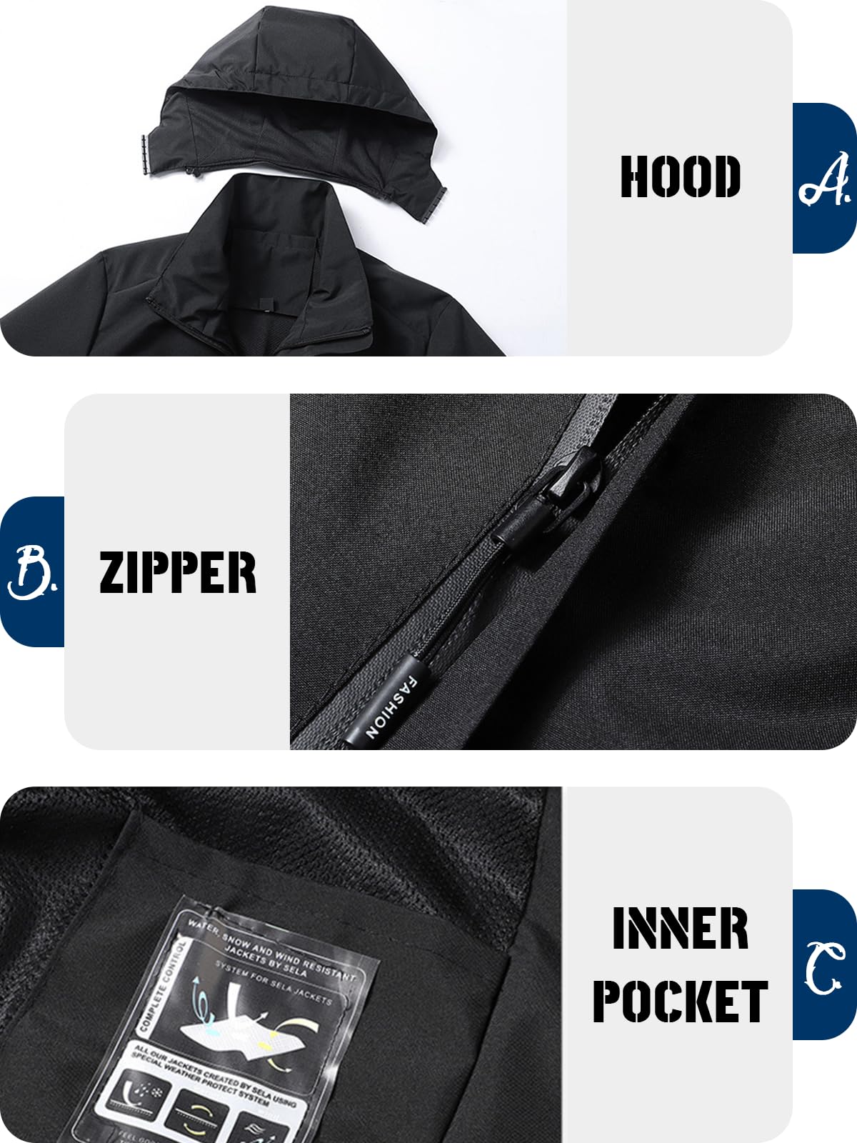 Veste softshell imperméable et coupe-vent personnalisable pour femme avec texte photo