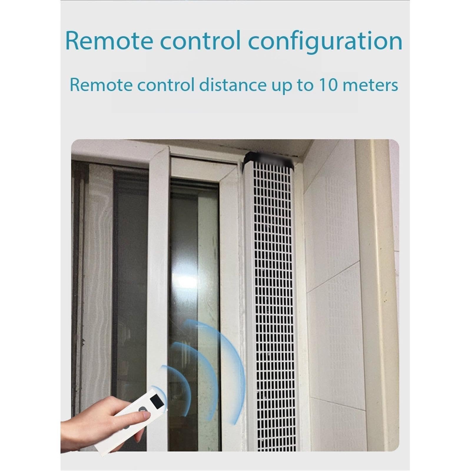 Ventilatore di scarico che non richiede fori sulla parete Garage