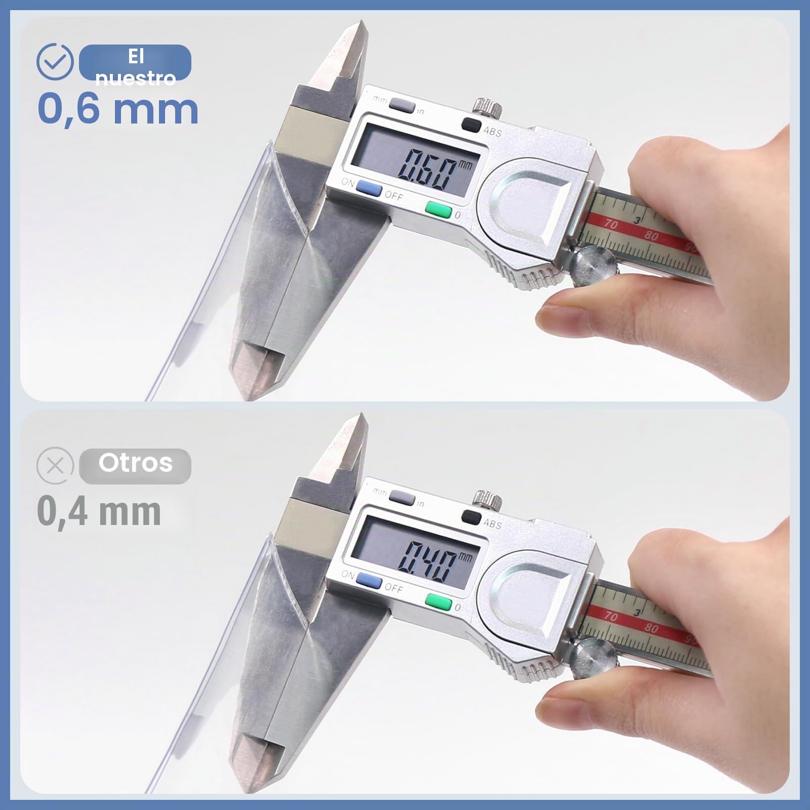 Fushing - Portatarjetas de identificación con clip, 40 soportes de plástico transparente con clips para tarjetas de identificación de 7,6 x 10,2 cm (3 x 4 pulgadas) para tarjetas de nombre