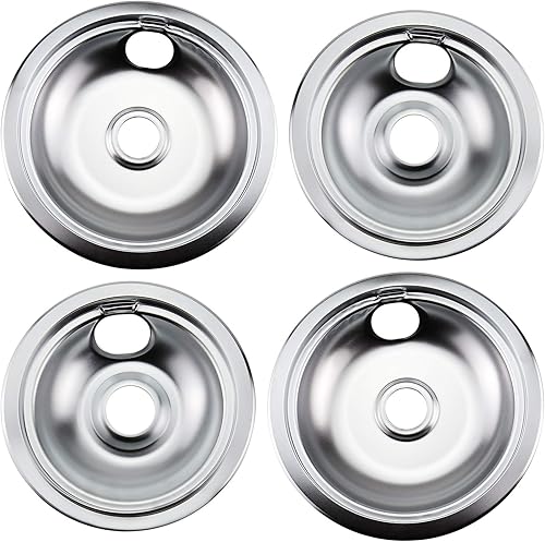 316048413 316048414 Range Kit de bandeja de goteo de Blutoget, compatible con quemador eléctrico Frigidaire Ken-more con ranuras de bloqueo, incluye