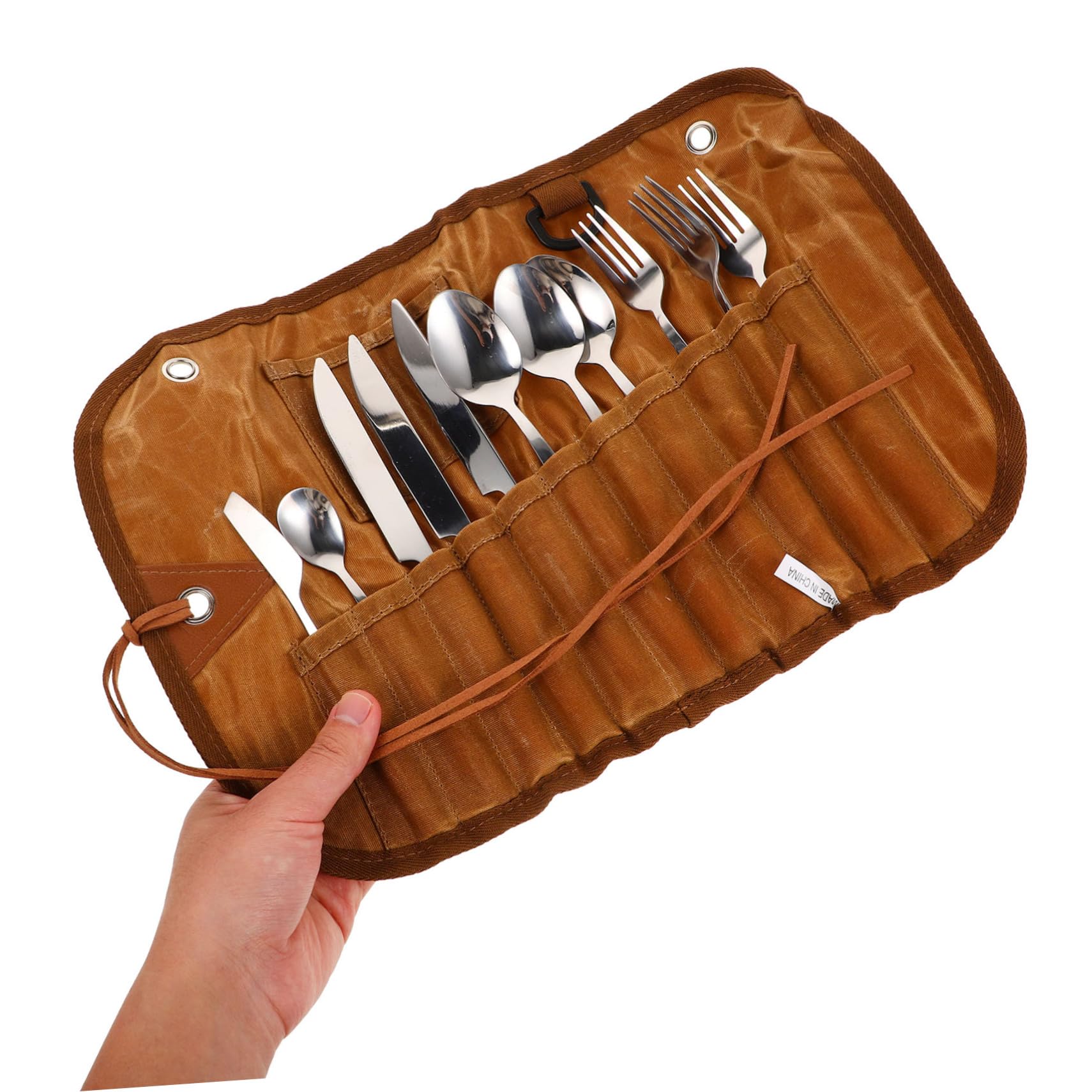 Set di Posate da Campeggio Halloween con Borsa, in Acciaio