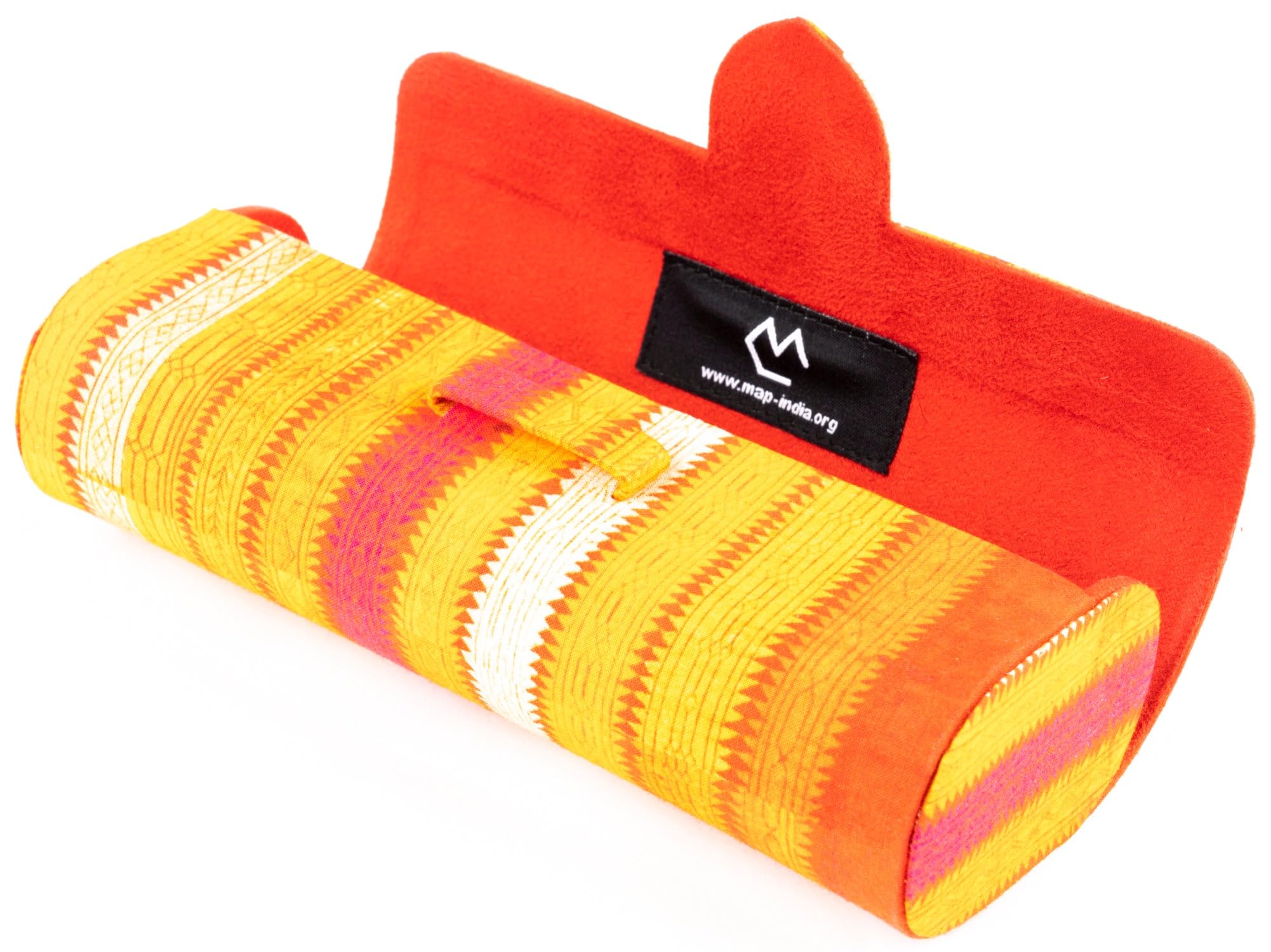 GenericMuseum of Art & Photography Fabric Spectacle Case, Ideal for Spectacles and Standard size Sunglasses (Yelow)