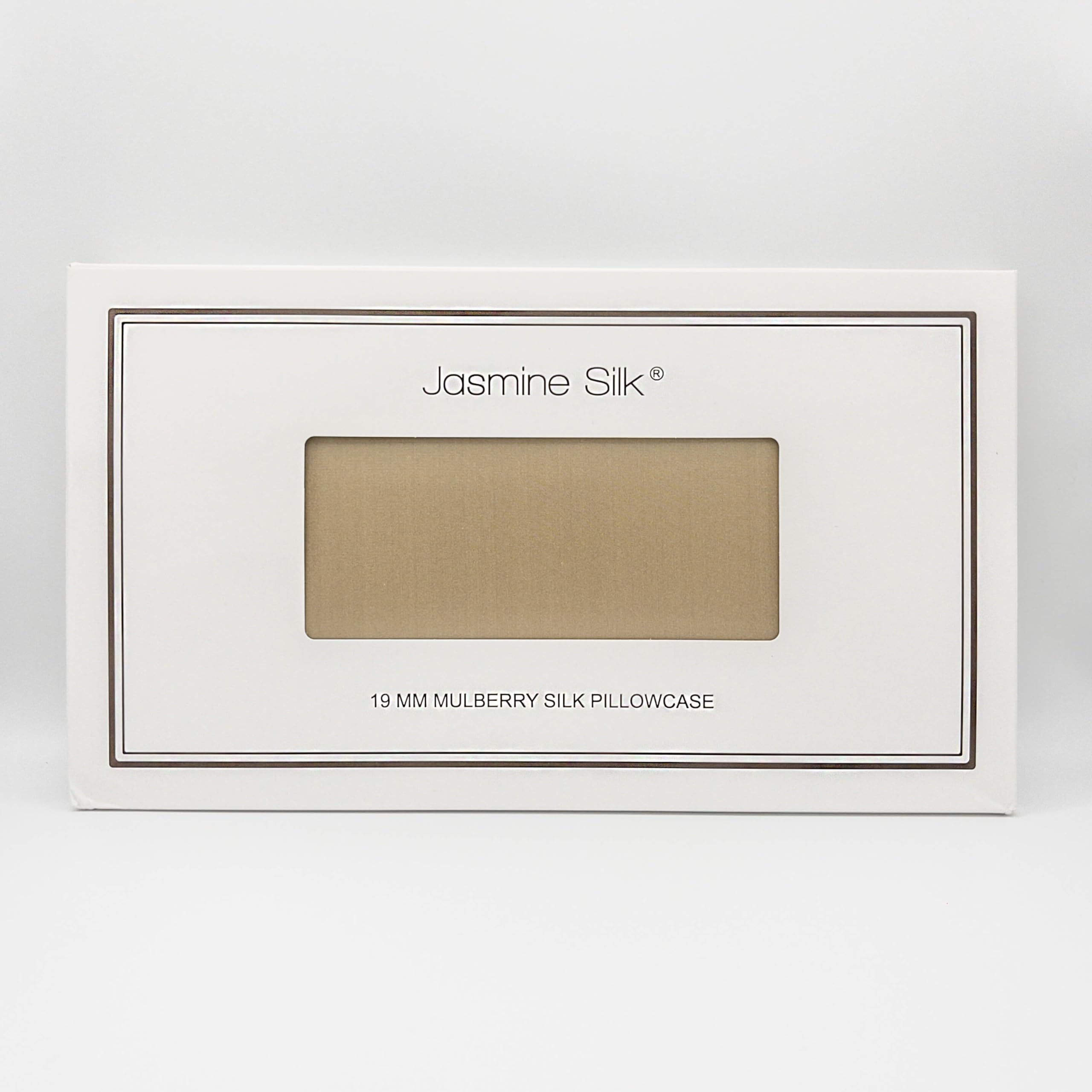 Jasmine Silk 100% Seta Federa Silk Pillowcase 50x75cm Colore: Champagne