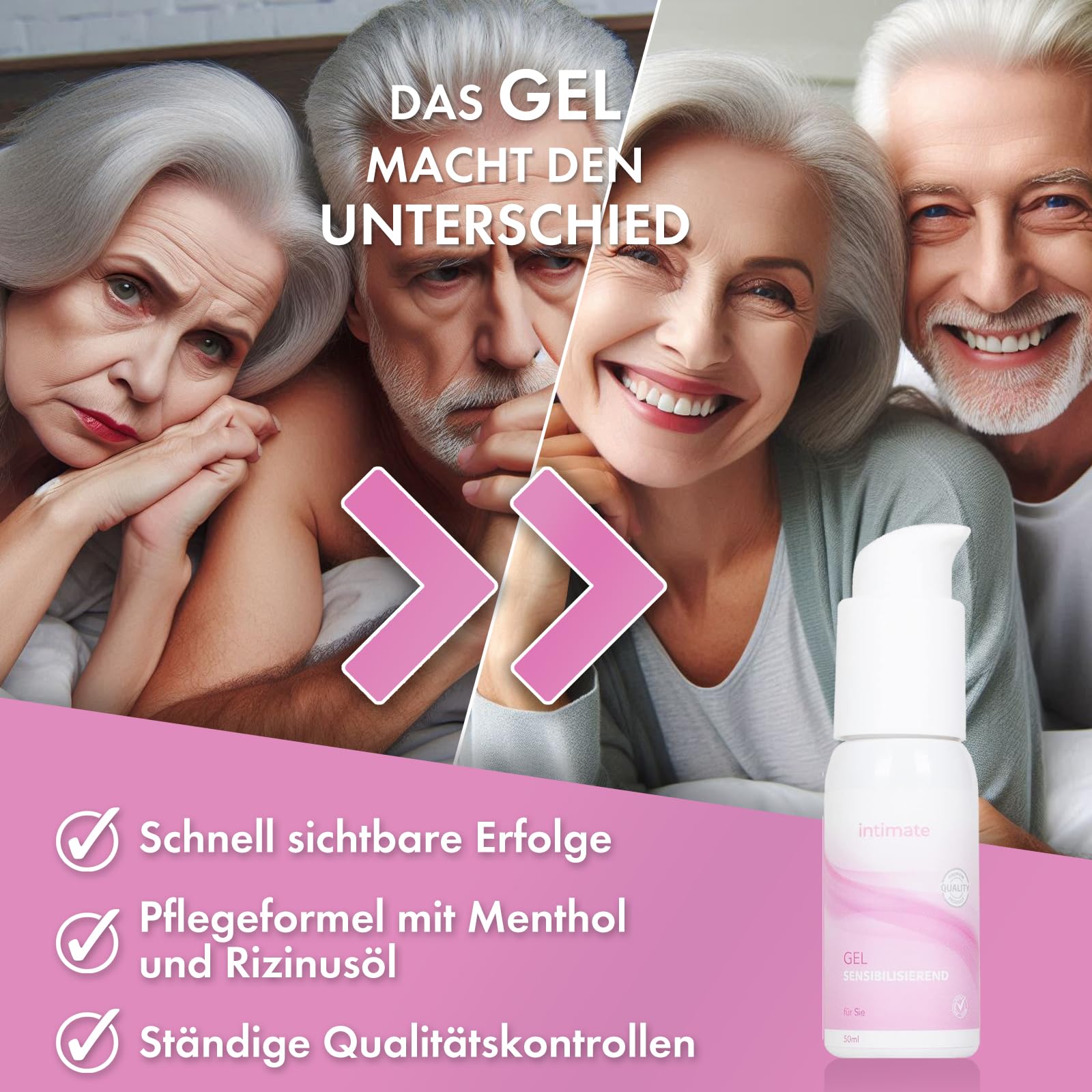 bestes gleitgel wechseljahre Intimate Gel sensibilisierend 50ml