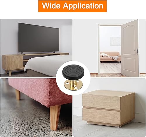 Miniatura 6 de uxcell Marco de cama ajustable roscado fijador antivibración, tapones de cabecero de 1.18 a 1.57 pulgadas (1.181-1.575 in), antigolpes y ruido de