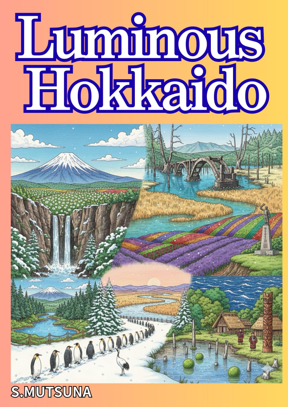 Luminous Hokkaido: A Coloring Journey Through Japan's Northern Frontier