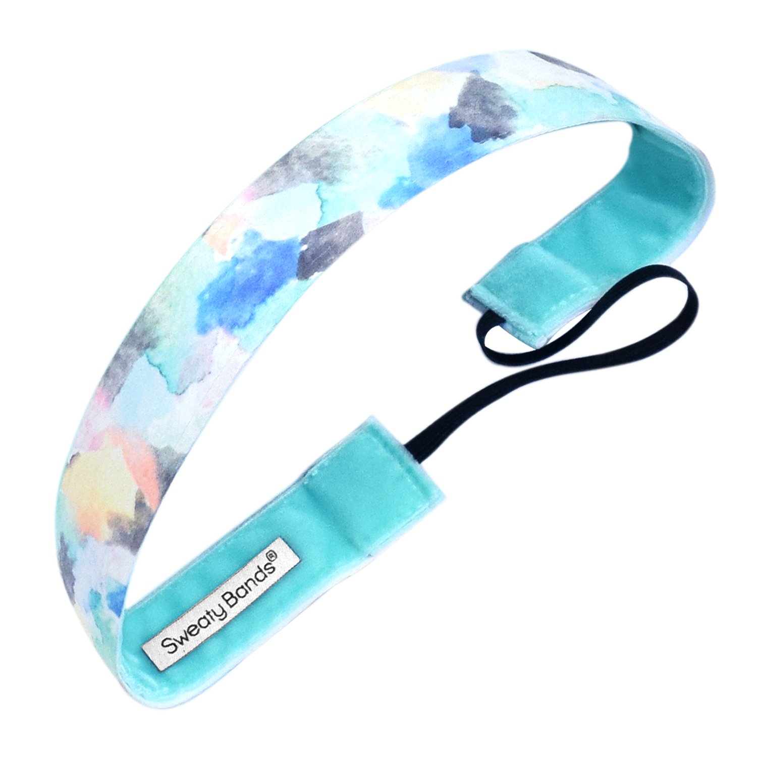 Serenity Mint - Sweaty Bands Non-Slip Fitness Headband - Polyester Fashion Headband - 1-Inch Wide-image-2