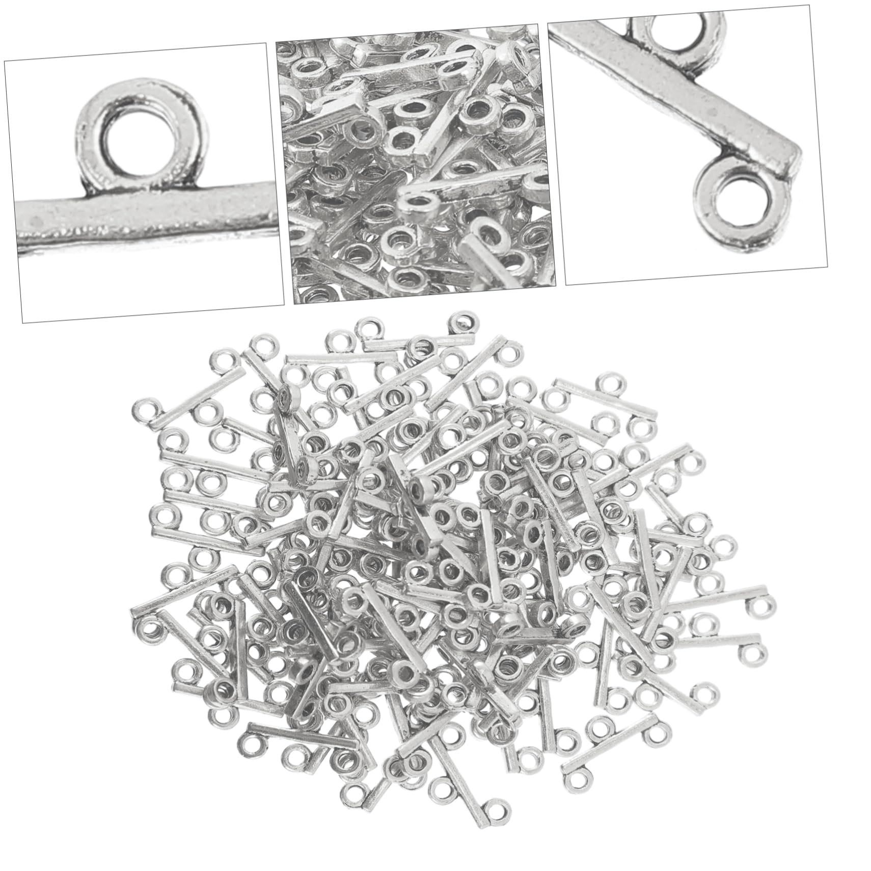 SEWACC 300piezas Conectores Para Joyas Ganchos Para Collares y Pulseras Color Antiguo Accesorios De Manualidades Para Creación De Joyería