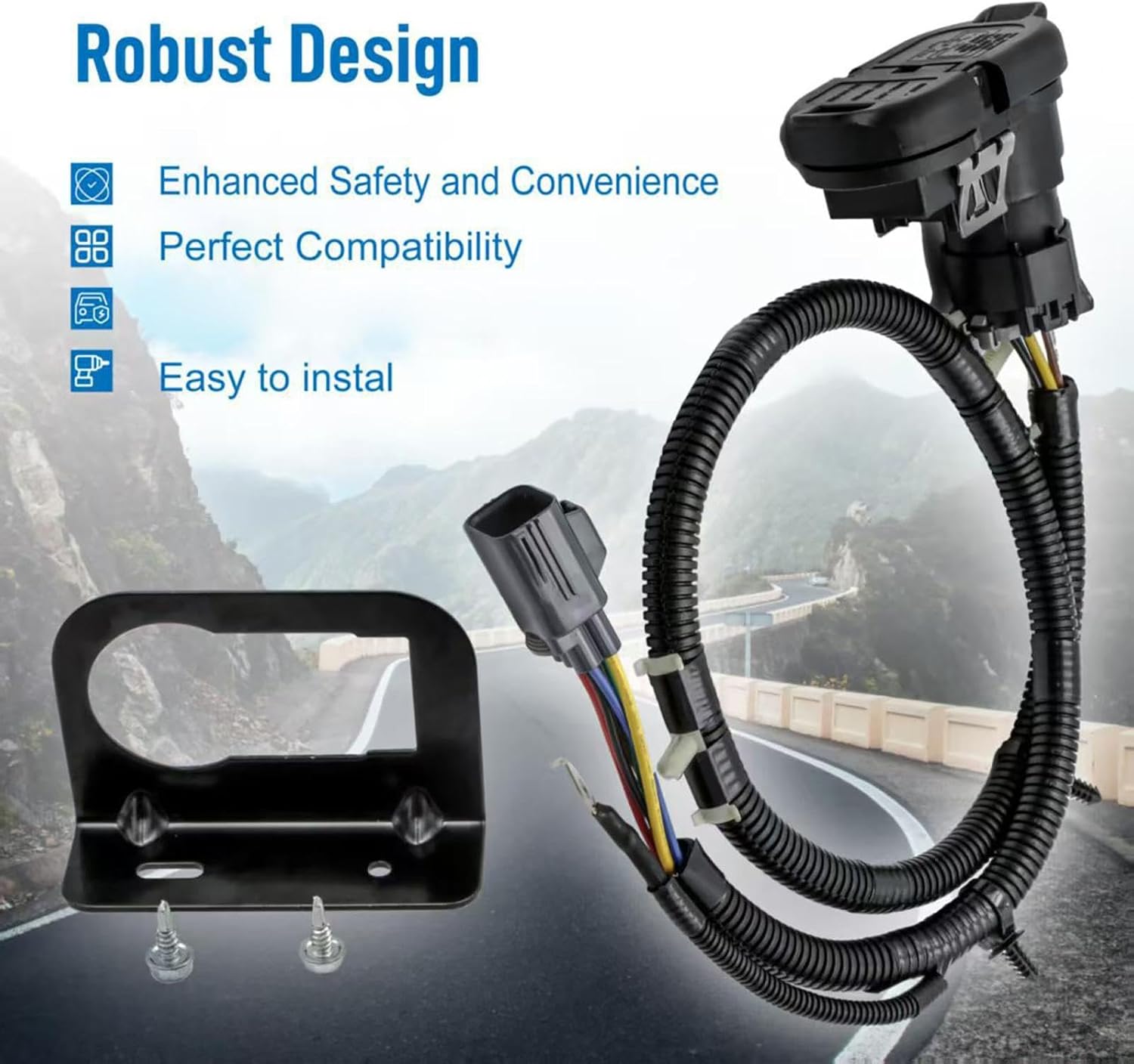 Trailer Brake Control Connector Transit 150 250 CK4T13B576KE Rear Bumper Wiring Connector Replacement