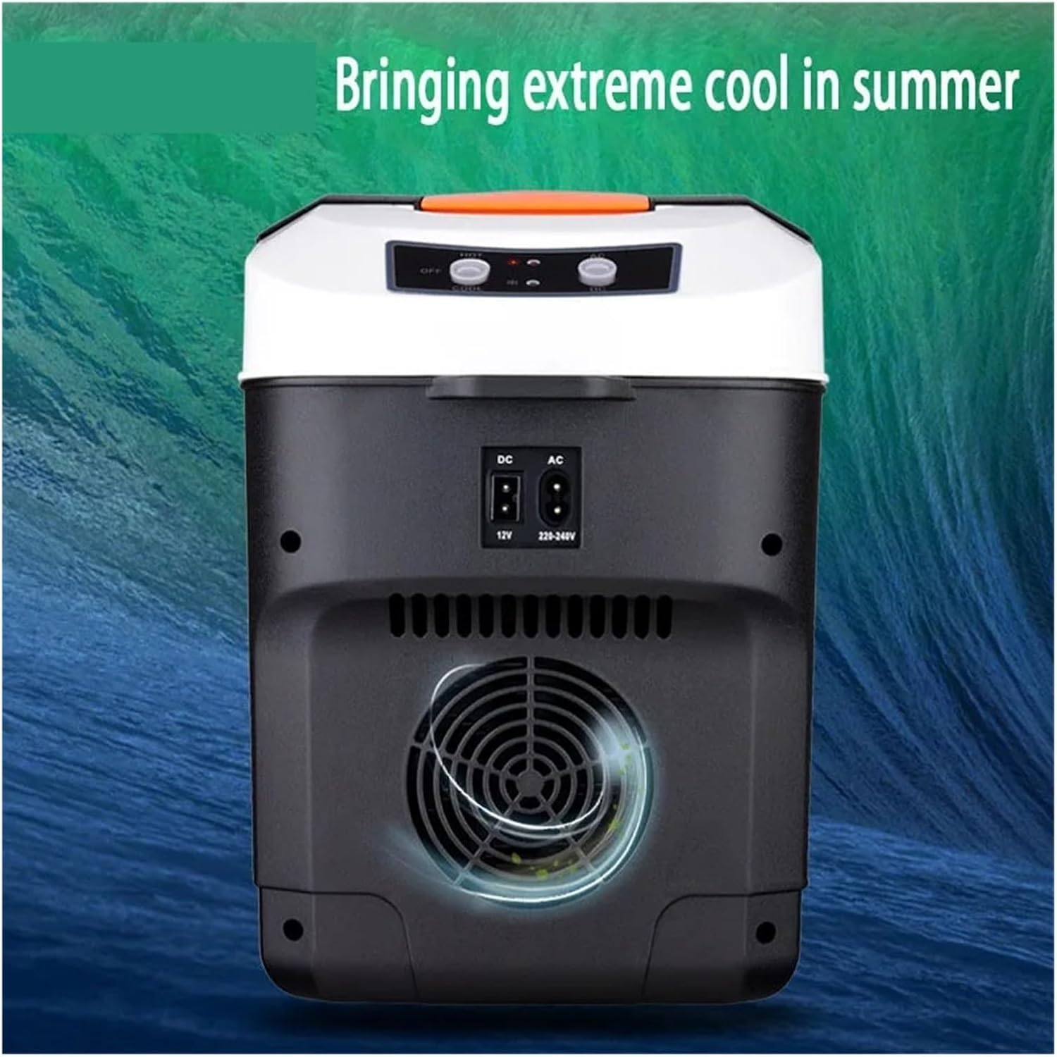 Mini Fridge, 10L Car Refrigerator Mini Fridge Vehicle And Home Use Dormitory Truck Cold And Hot Dual-Use Temperature Control Digital Display ,for Car/Office/Bedroom/Dorm Room(Mechanical-version)