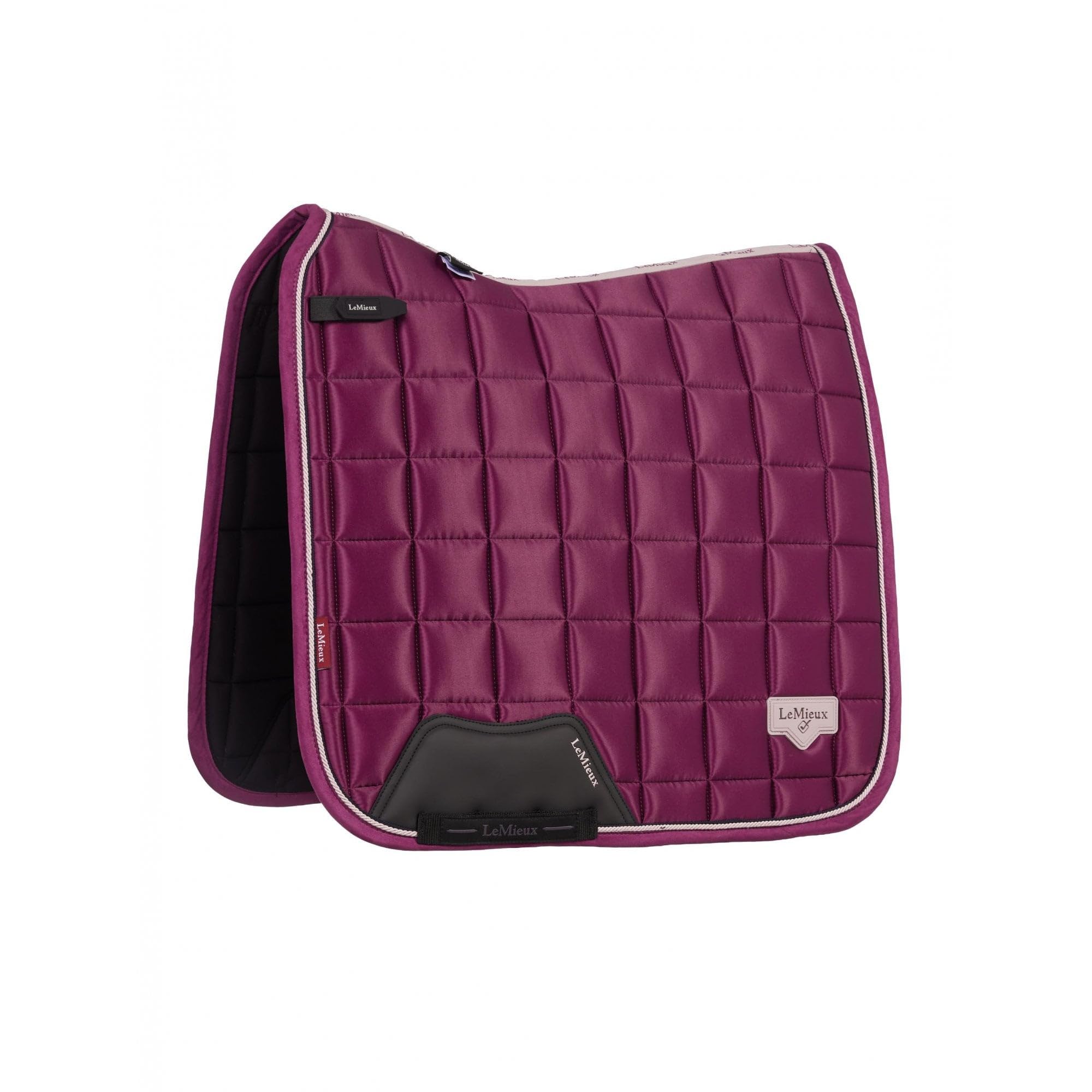 LeMieux Loire Dressage Saddle Pad - Blackberry - Large