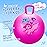 U&C Planet Hopper Ball 18 inches Bouncy Ball with Handle for Kids Age 3-6 Hoppity Hop Sit and Bounce Jumping Hopping Toy with Pump and Gift Box Great Gift for Birthday Christmas, Pink