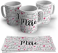 Canequeiro Store, Caneca de Porcelana dia das Mães 22, Multicolor