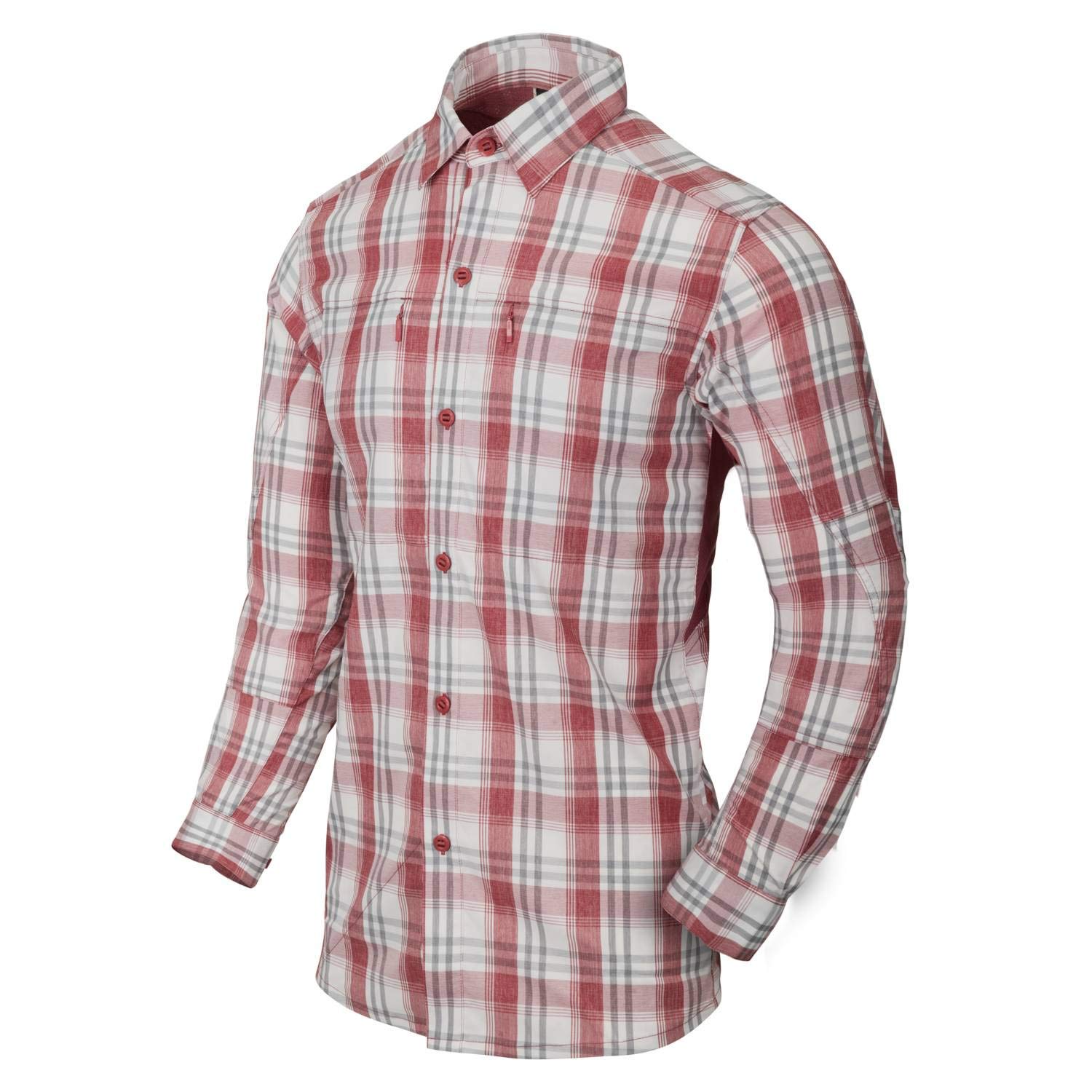 Helikon-Tex Men's Red Plaid Trip Shirt - Nylon Blend L/Regular