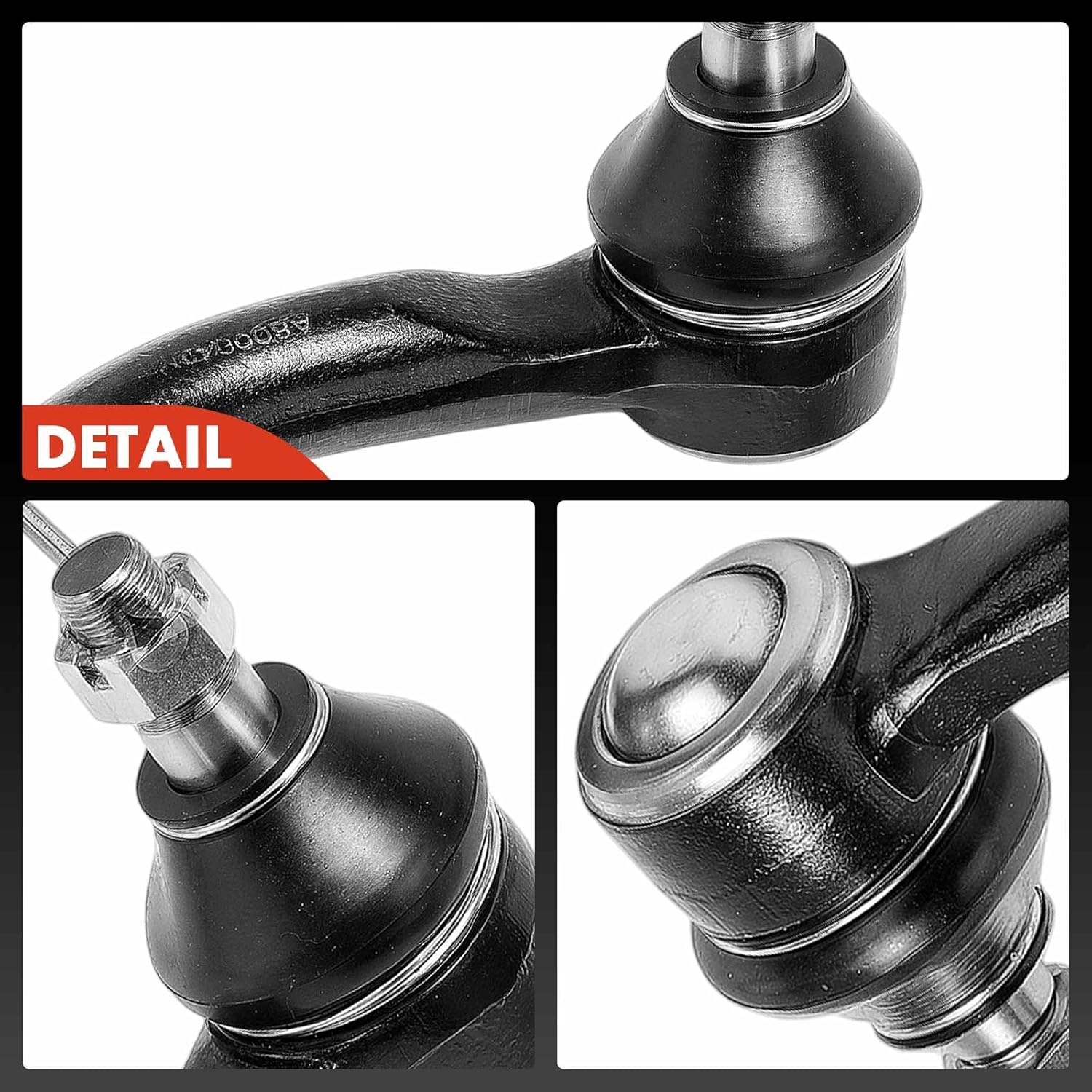 A-Premium 2 x Front Outer Tie Rod Ends, Compatible with Kia Sorento 2003 2004 2005 2006 2007 2008 2009