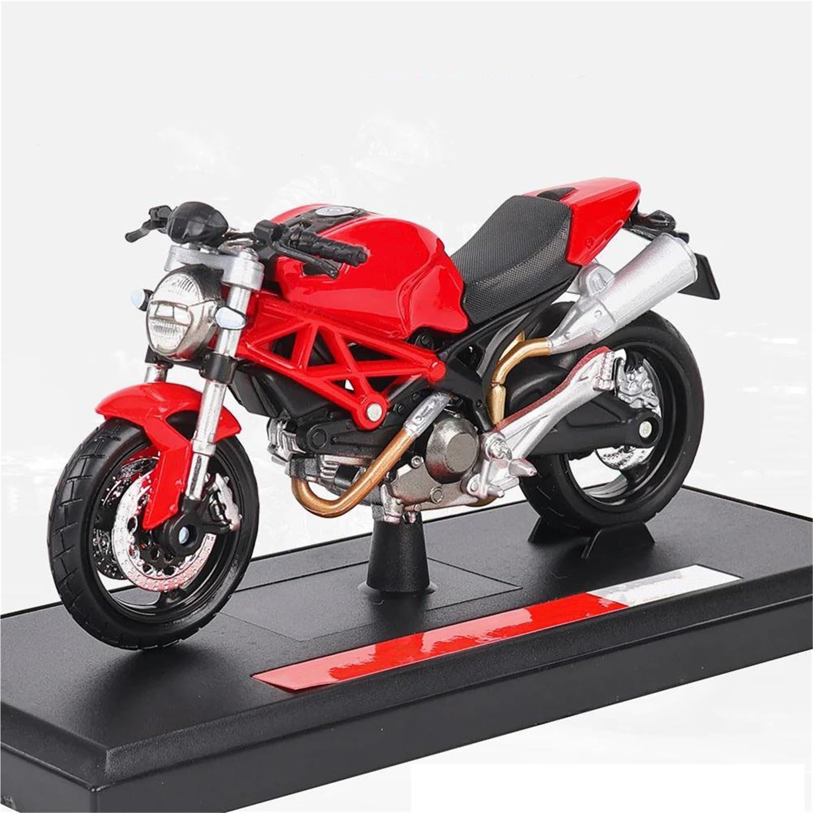 Modelo de Motocicleta Vehículos De Fundición A Presión para Motocicletas para Ducati Monster 696, Pasatiempos Coleccionables, Juguetes Modelo Motocicleta 1:18