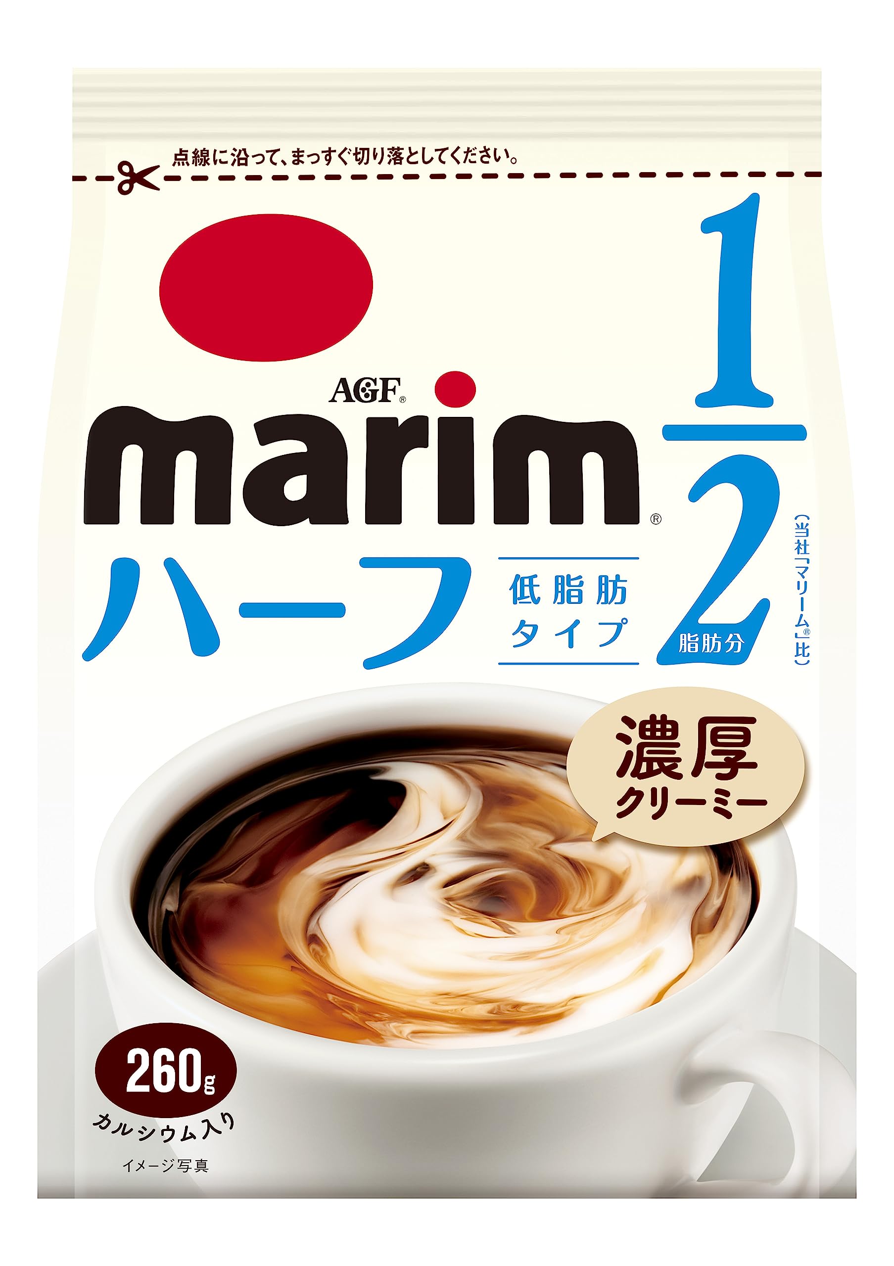 AGF マリーム 低脂肪タイプ 260g×12袋入×(2ケース)｜ 送料無料 嗜好品 クリーミングパウダー marim クリーム Amazon.co.jp: AGF マリーム 低脂肪タイプ 袋 260g×12袋 【 コーヒー
