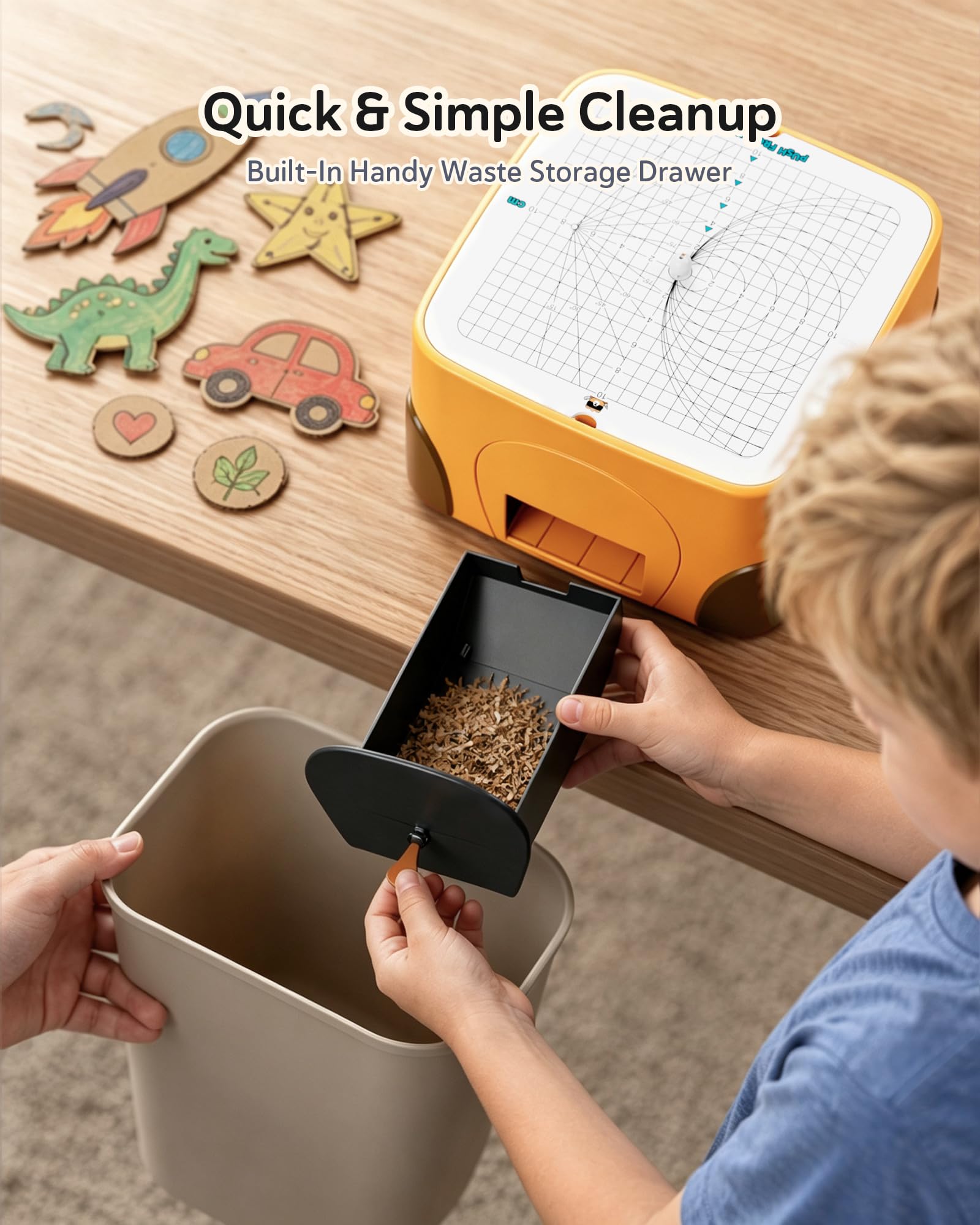 Strumenti di cartone per bambini, kit di strumenti di costruzione in cartone fai da te, taglierino per bambini, giocattolo per bambini per ragazzi e ragazze, perfetto per famiglia, amici, progetti