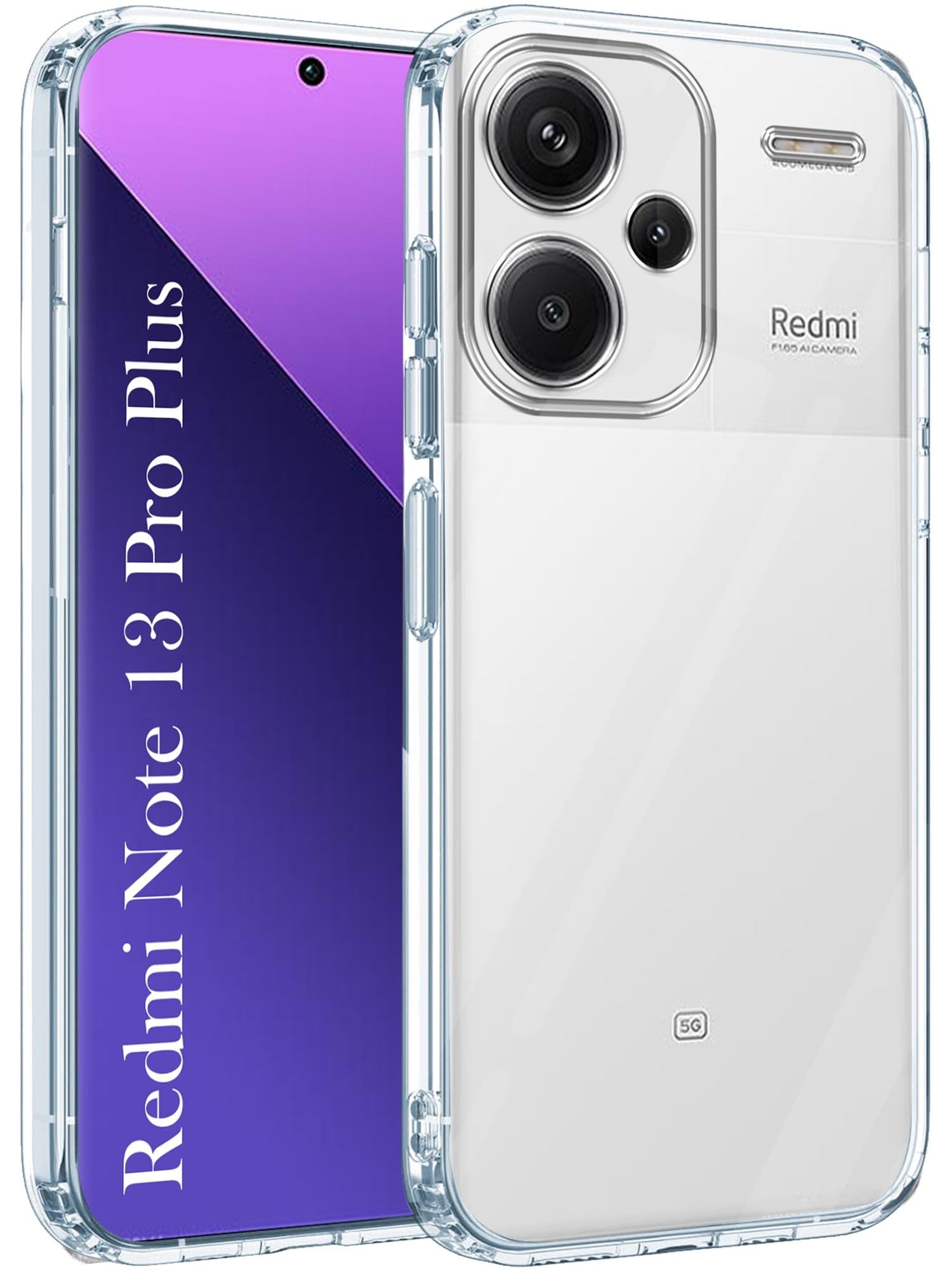 Jkobi Back Cover for Redmi Note 13 Pro Plus (Silicone Clear Shockproof Case with Camera Protection | Soft and Flexible | Transparent) (B0CW68Q6C5) Amazon Price History, Amazon Price Tracker