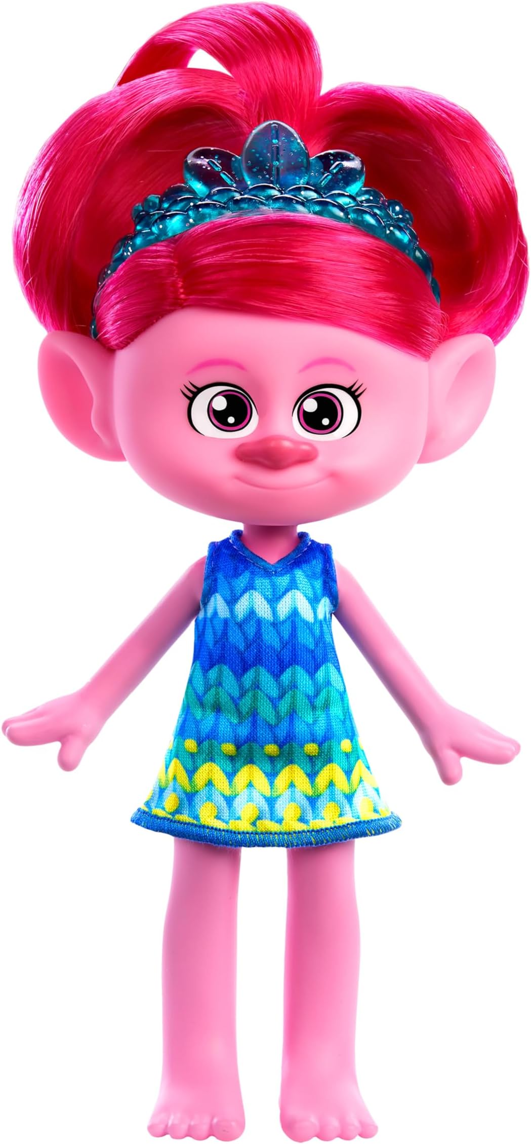 Mattel DreamWorks Trolls Band Together Trendsettin’ Fashion Dolls, Queen Poppy with Vibrant Hair & Accessory, Toys Inspired by the Movie