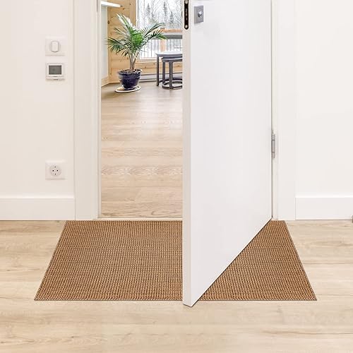 Miniatura 3 de Alfombra pequeña tejida de algodón de 2 x 3 pies, alfombra de área lavable reversible de algodón para interiores y exteriores, casa de campo, patio,