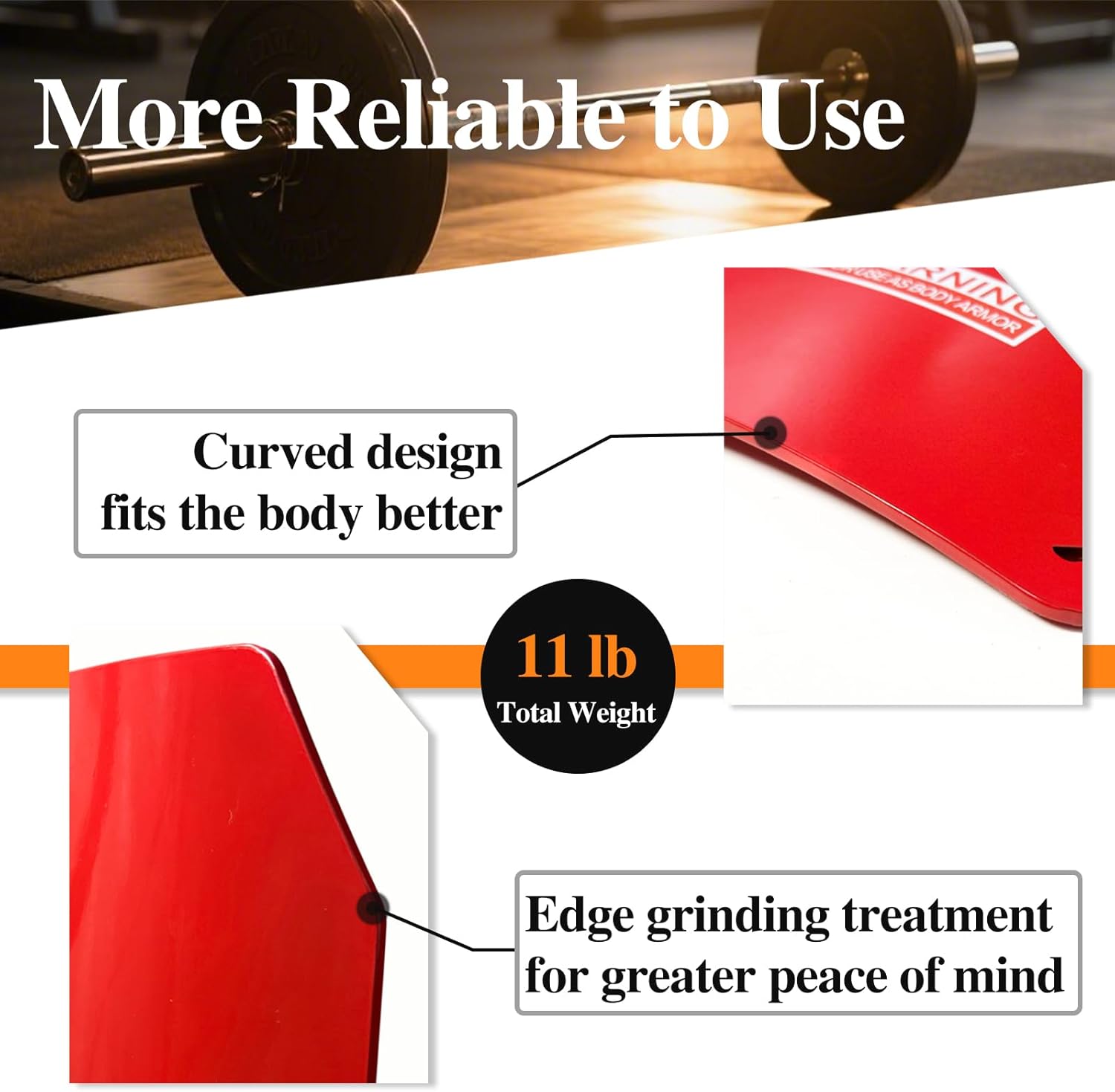 Weight Vest Plate Curved Weighted Plates for Weight Vest 5.5lb/11lb per Pairs for Running, Strength Training