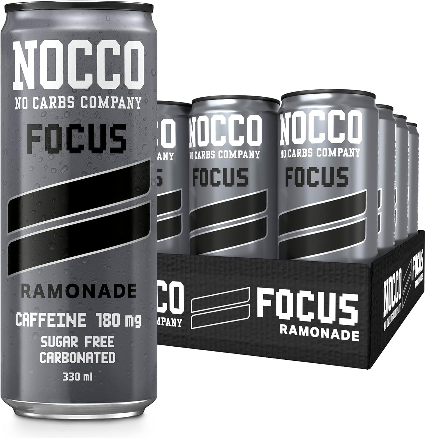 NOCCO Energy Drink 180mg Caffeine sugar free drinks enhanced with