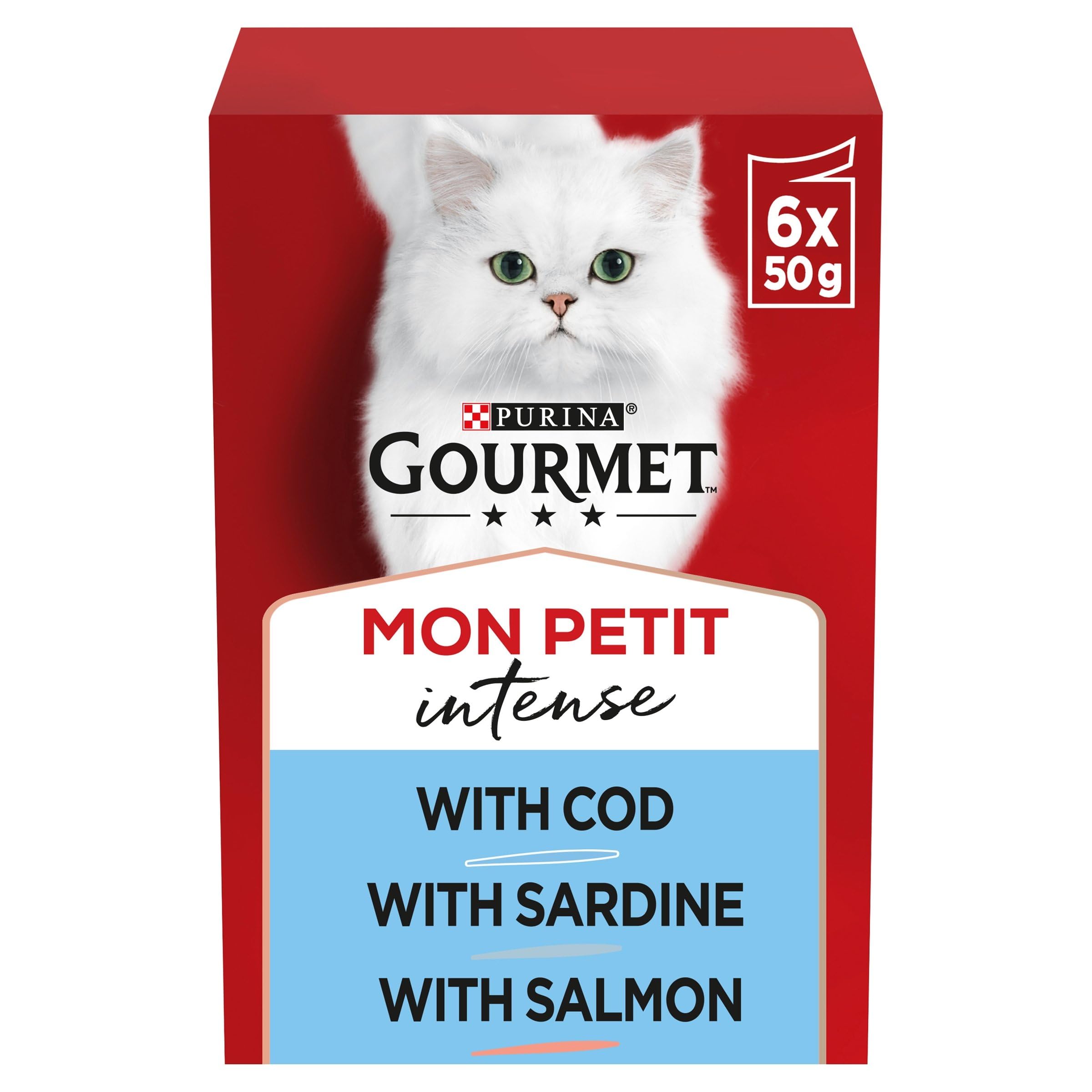 Gourmet Salmon Mon Petit Intense Fine Cuts 6 X 50G (300G)