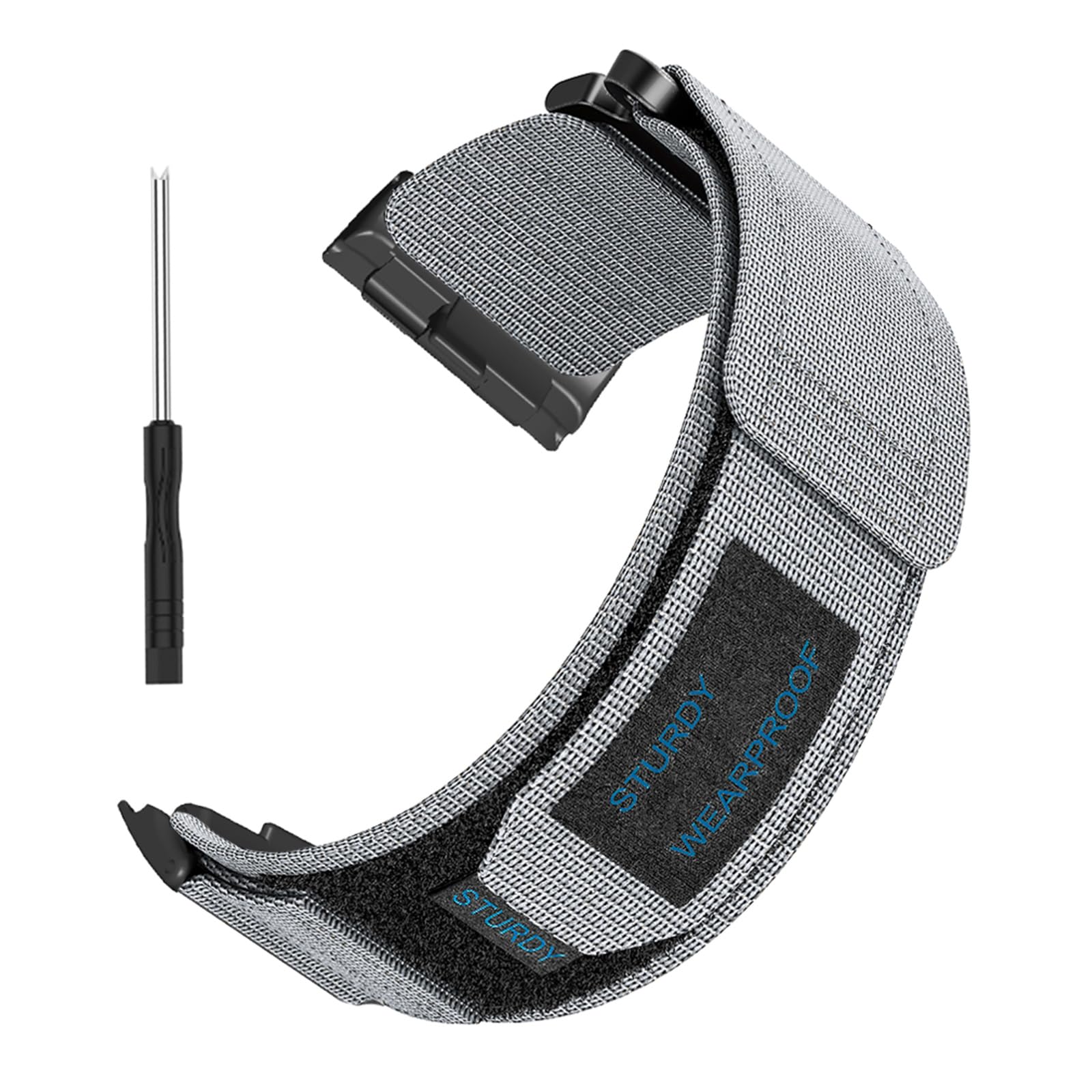 Correa de reloj de nailon para hombre y mujer, para entusiastas del aire libre, pulsera deportiva, transpirable, accesorios para reloj