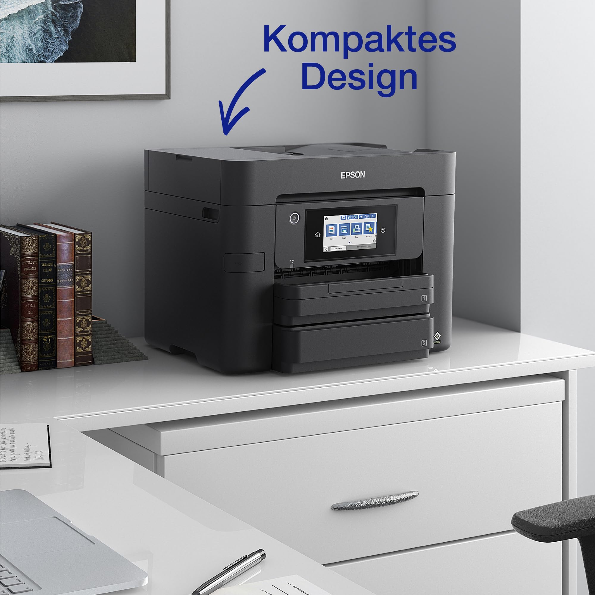 Epson Workforce Pro WF-4830DTWF A4 kabelloser Multifunktions-Tintenstrahldrucker