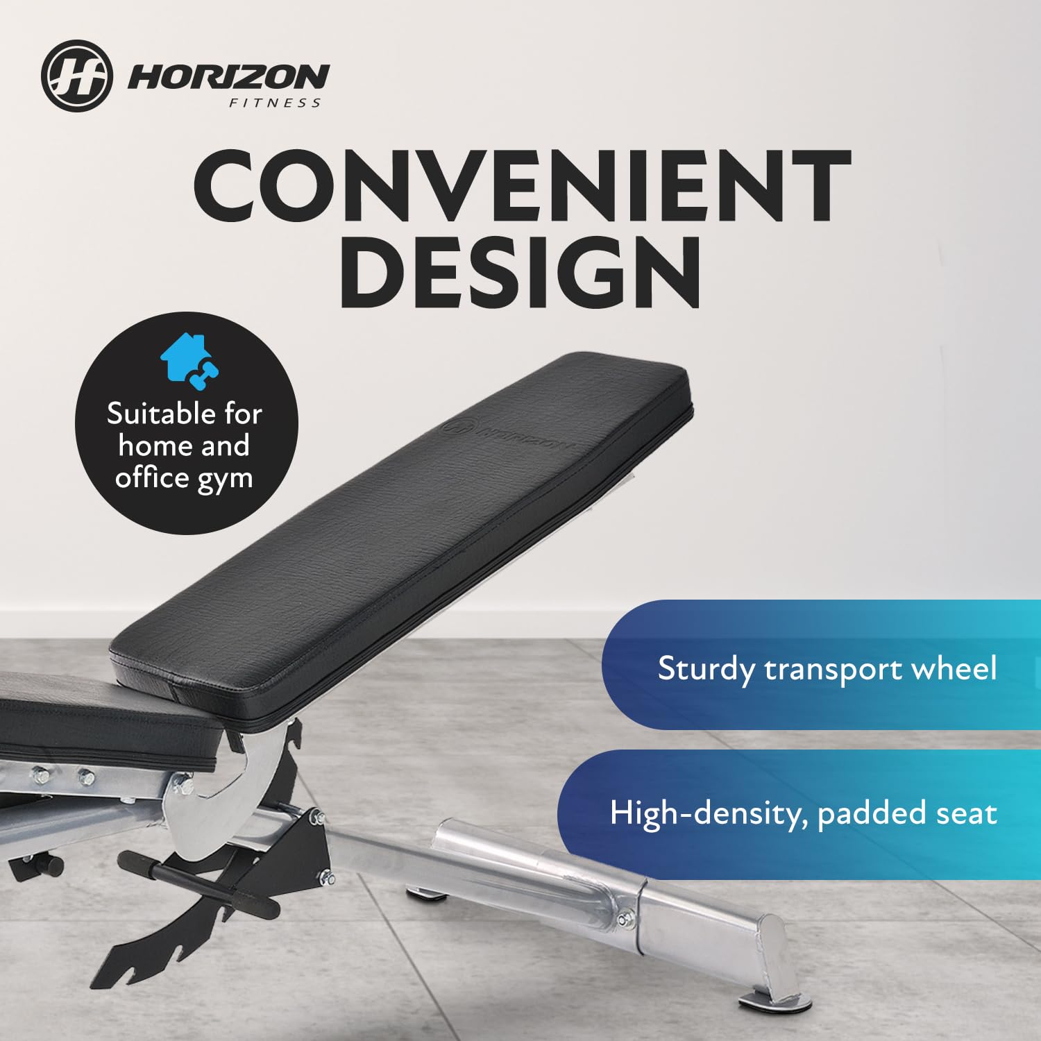 Horizon Fitness, Supporto bilanciere Adonis, Lega di acciaio, Argento (Silber)