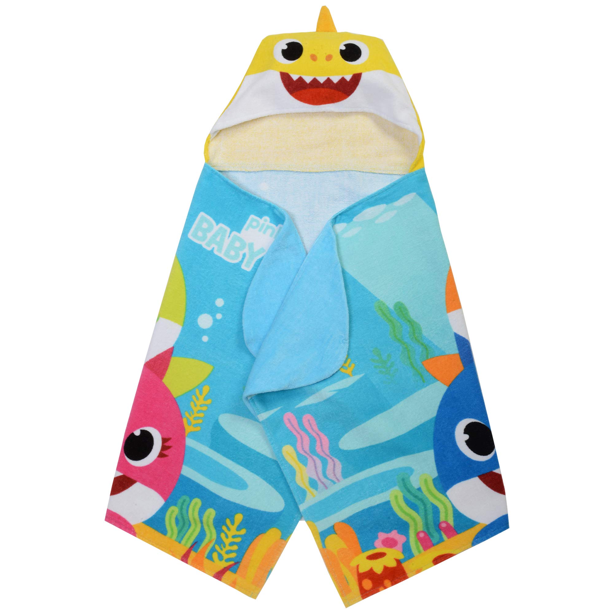 shark hooded bath towel