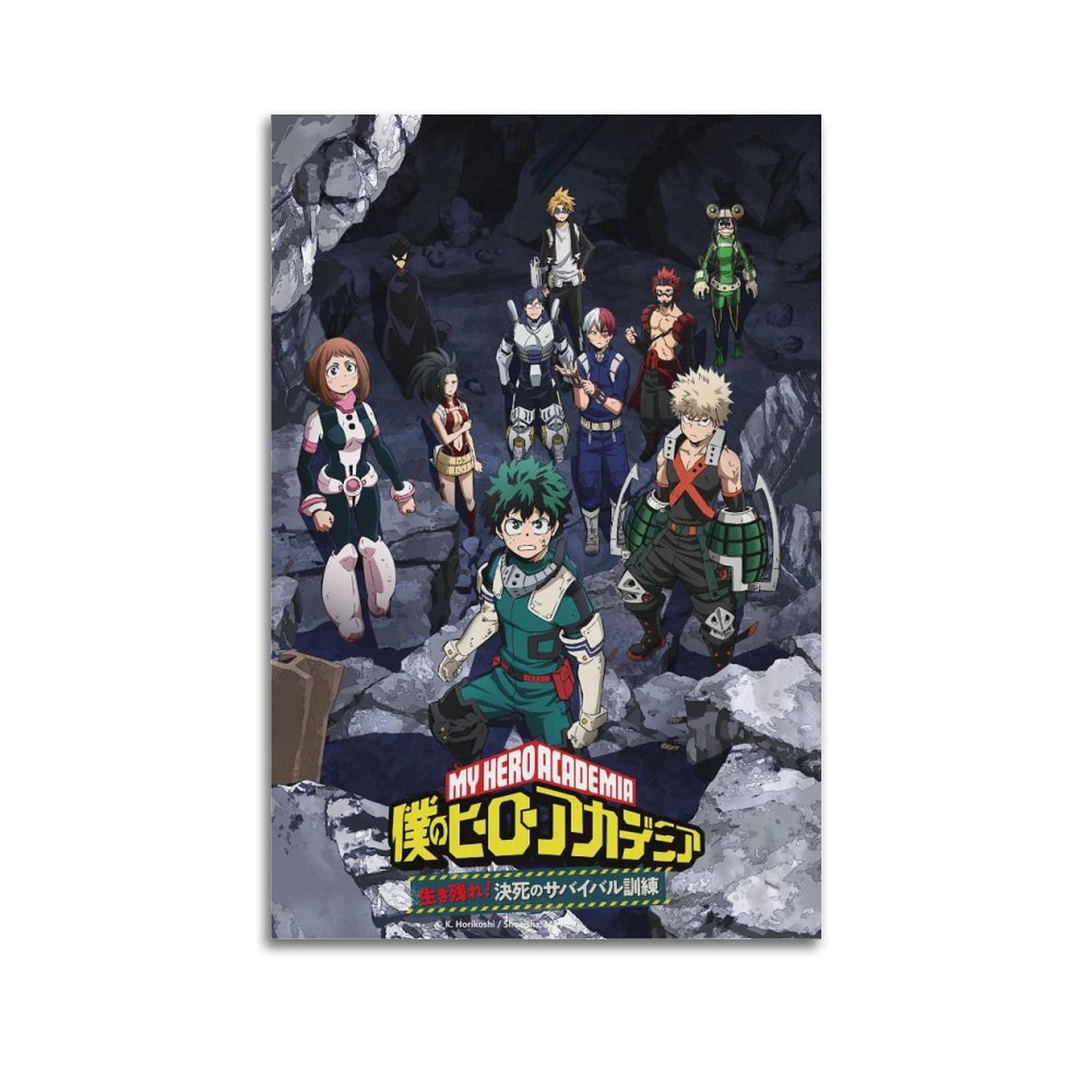 SUDANGDIANZI Anime Mha Poster Canvas Poster And Wall Art Modern Family Bedroom Gym Office Decor Gift 20x30inch(50x75cm) Unframe-style