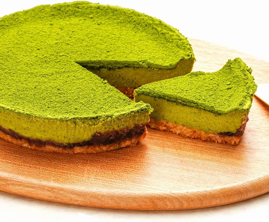 Low Sugar Quality, Respect for the Aged Day, Sweets, Matcha Cheesecake, Message Card Included (77% Sugar Cut, Sugar Restriction, No Artificial Sweeteners, Cake Present, Gift)