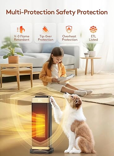 Miniatura 7 de Calentadores de espacio para uso en interiores, calentador de espacio portátil de calentamiento rápido Staholz 2s con humidificador, calentador