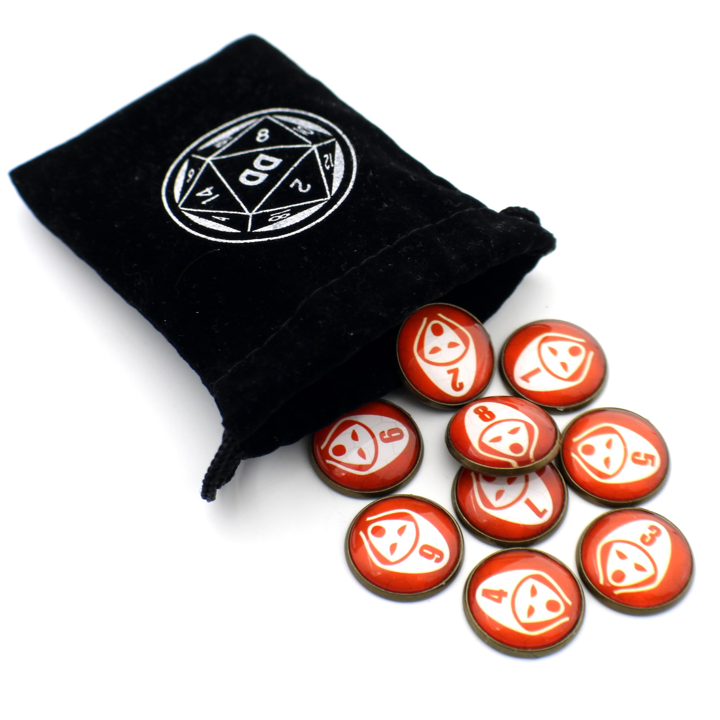 D&D Numbered Monster Token Markers for Dungeons and Dragons (Cultist)
