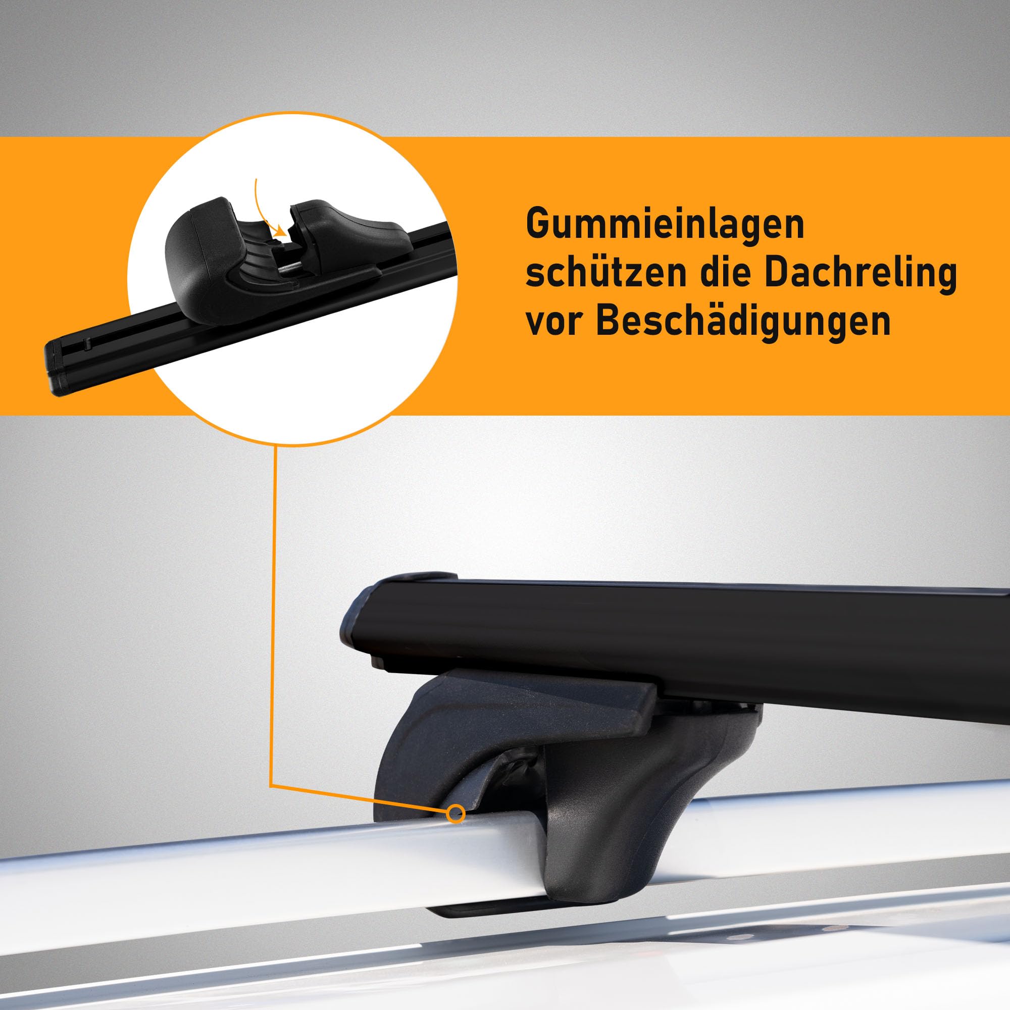 CHROMEMASTER | Dachgepäckträger Dachträger | Kompatibel mit Citroen Berlingo 2018+ | Er dient zum Transport Einer Dachbox, Fahrradträger, Leiter; Leichte Konstruktion aus Aluminium