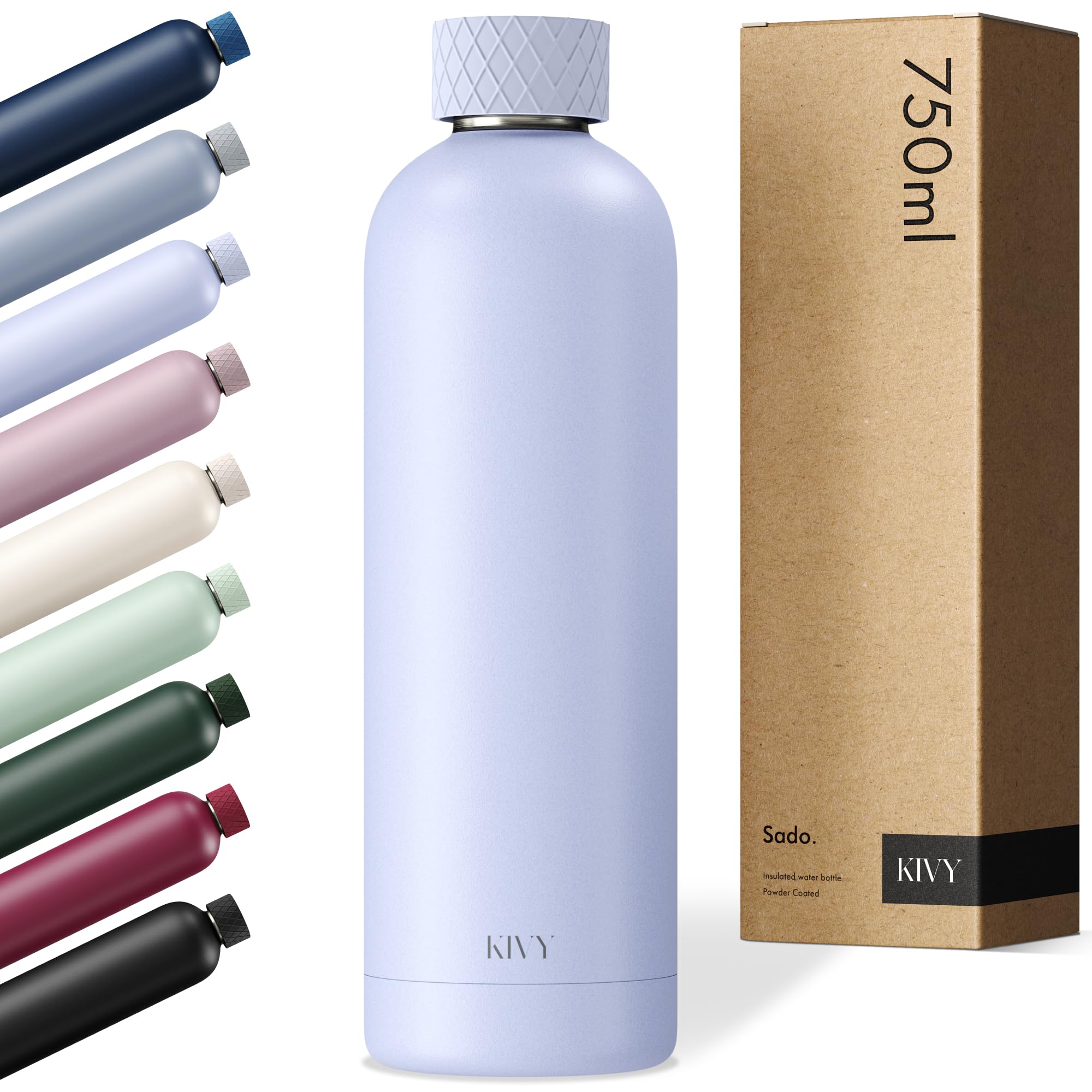 KIVY Edelstahl Trinkflasche