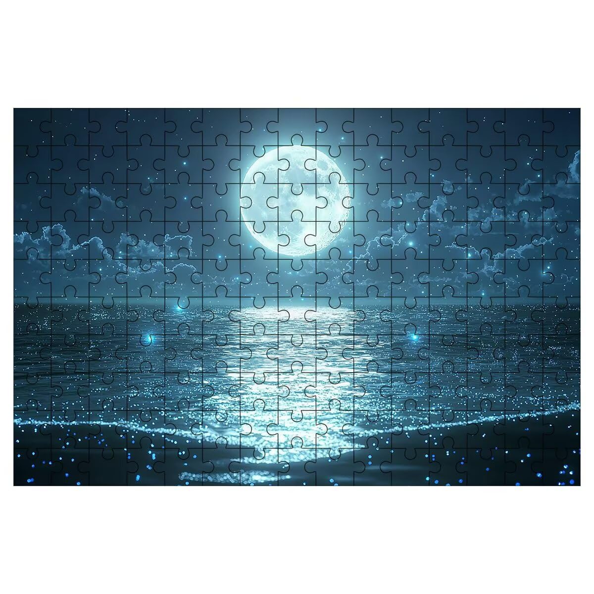 Puzzle 5000 Pezzi Luna, Puzzle Mare, Puzzles in Legno, 156x105cm -1386 | Puzzles con Confezione di Alta Qualità, Intrattenimento Creativo, Giochi Rilassamento e Intelligence, Regalo Donna Decor Casa
