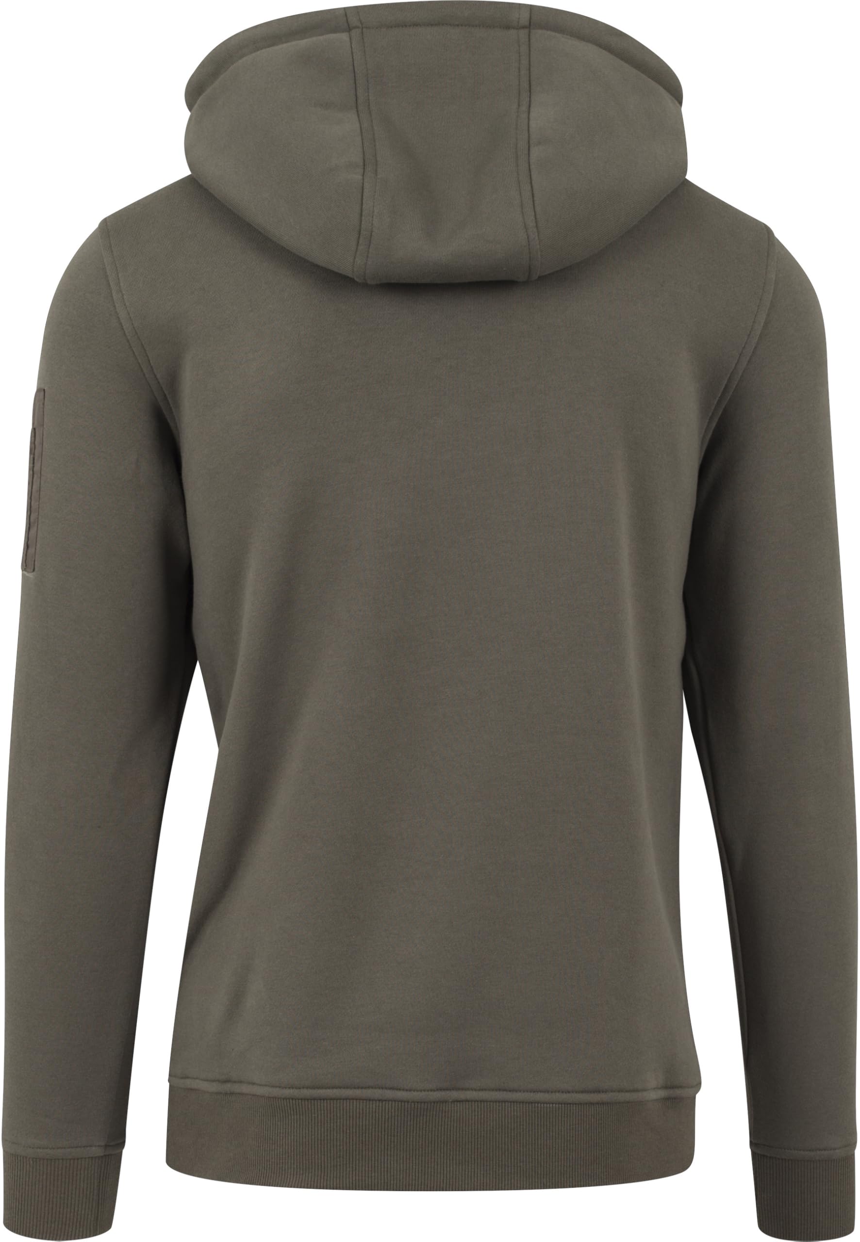 Urban Classics Męska bluza z kapturem Bomber, zielony (oliwka 176), M
