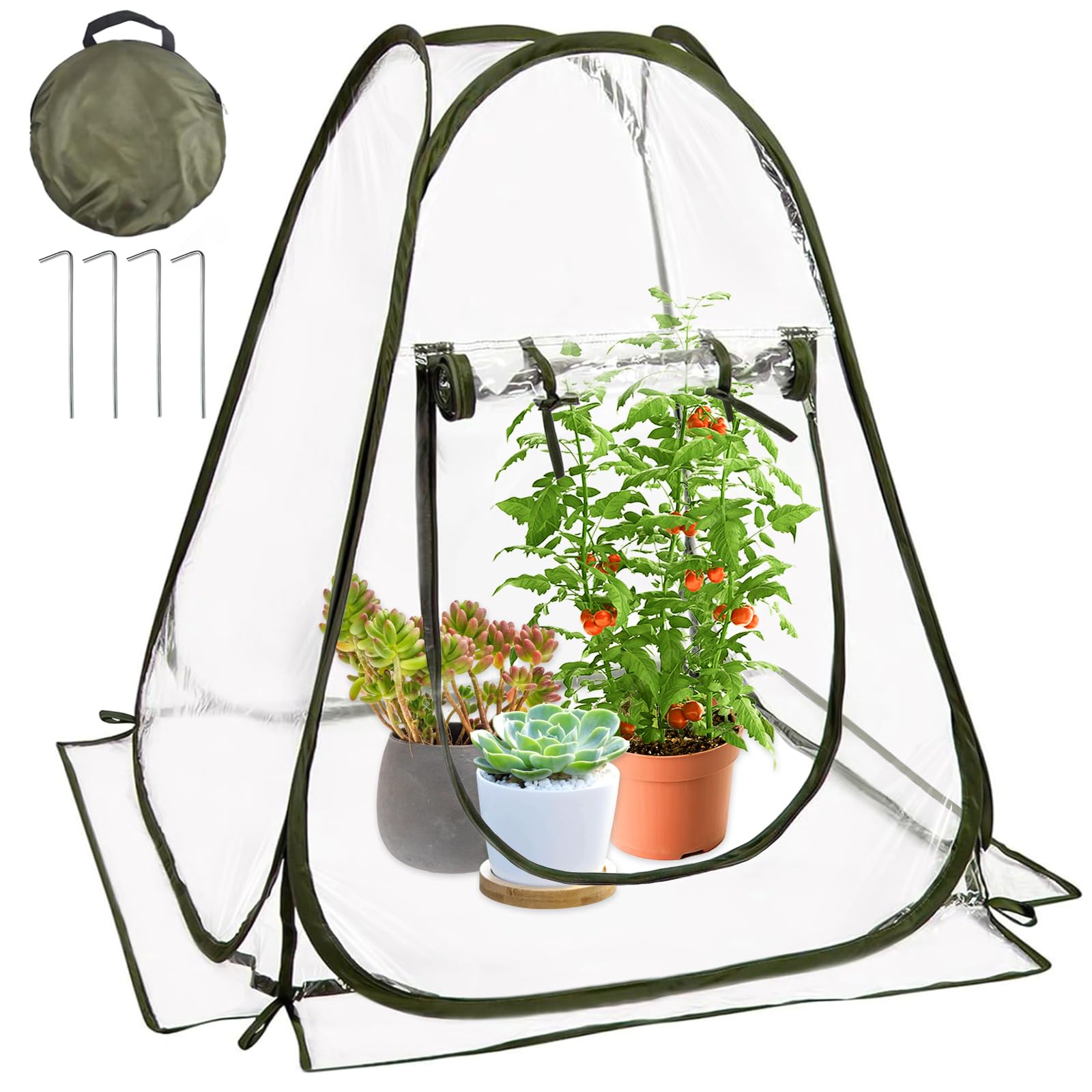 5 Coperture Protettive Per Piante 80x120 Cm - Antigelo, Traspiranti E Riutilizzabili