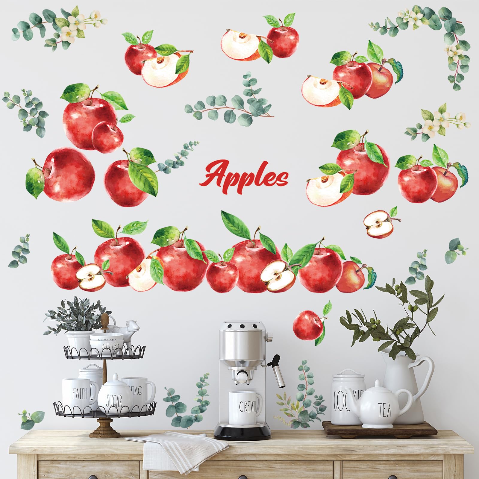 Stickers Muraux Cuisine Fruits - Banane, Citron Et Autres Pour Frigo, Salle à Manger