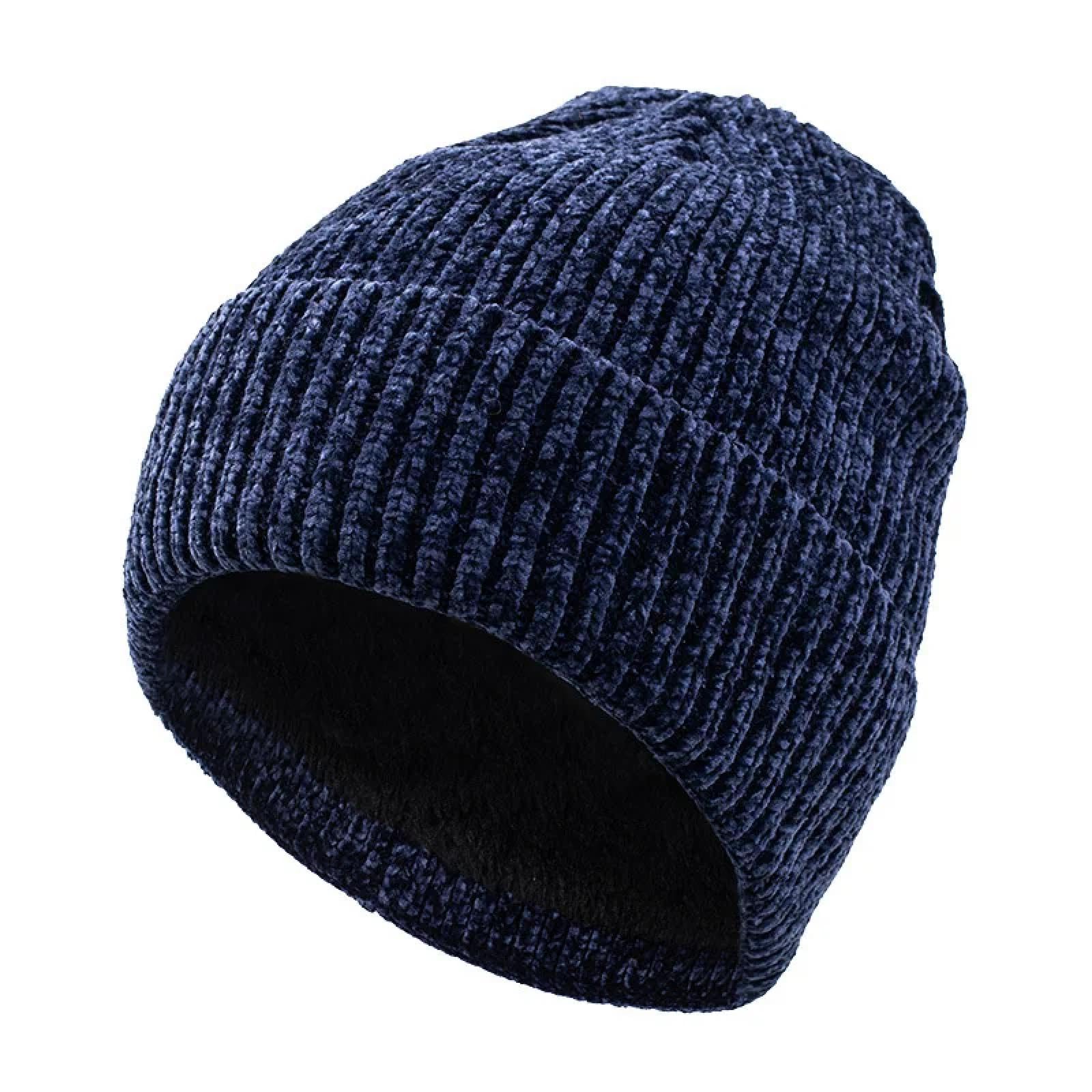 Czapki Czapki Skullies Czapki Beanie Czapka Zimowa Gruba Ciepła Polarowa Czapka Kobieta Dzianinowa Czapka Mężczyźni Czapki Narciarskie
